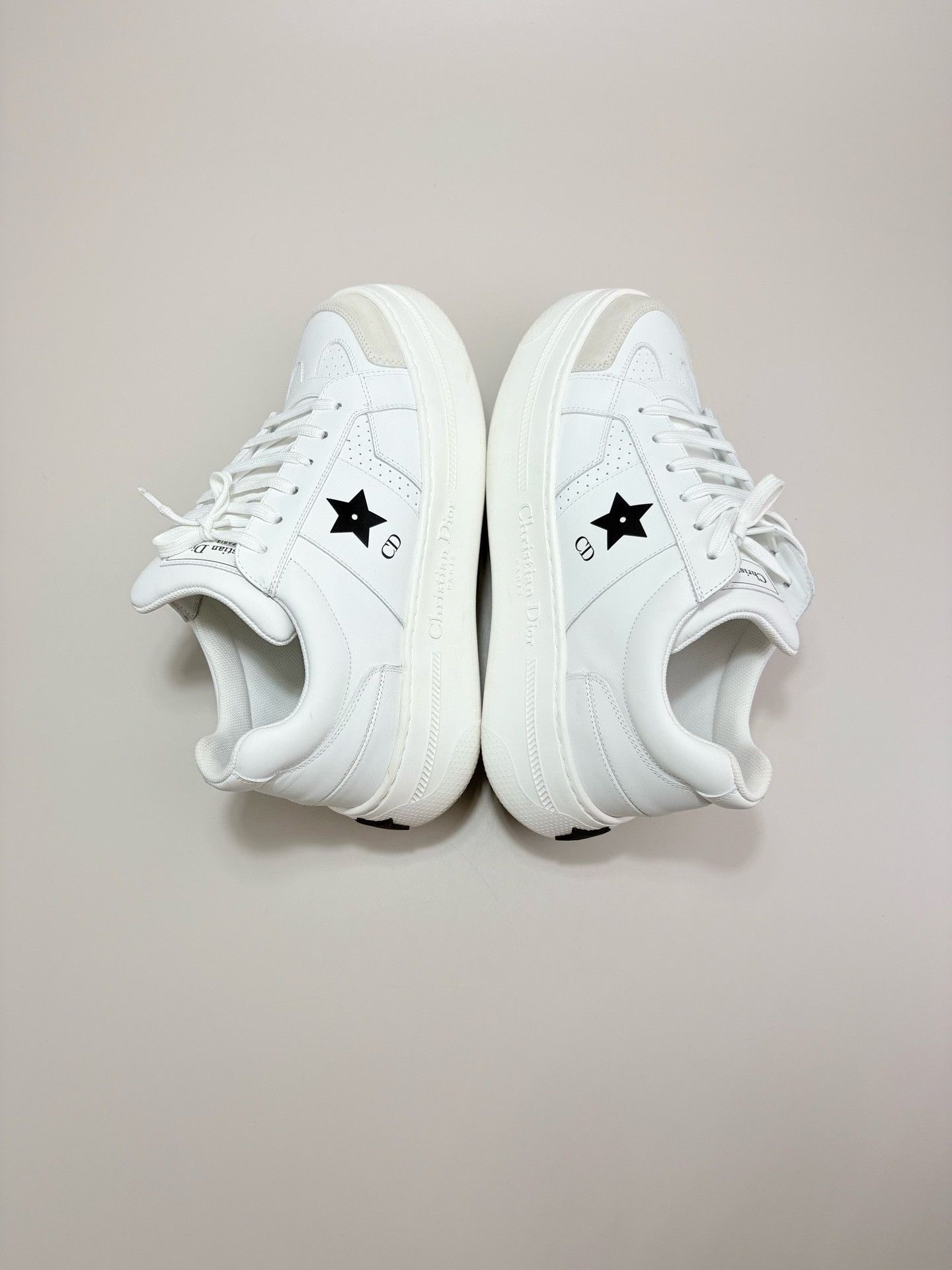 Dior Dior Star Platform White Sneakers Size US 8 / IT 38 - 4 Thumbnail