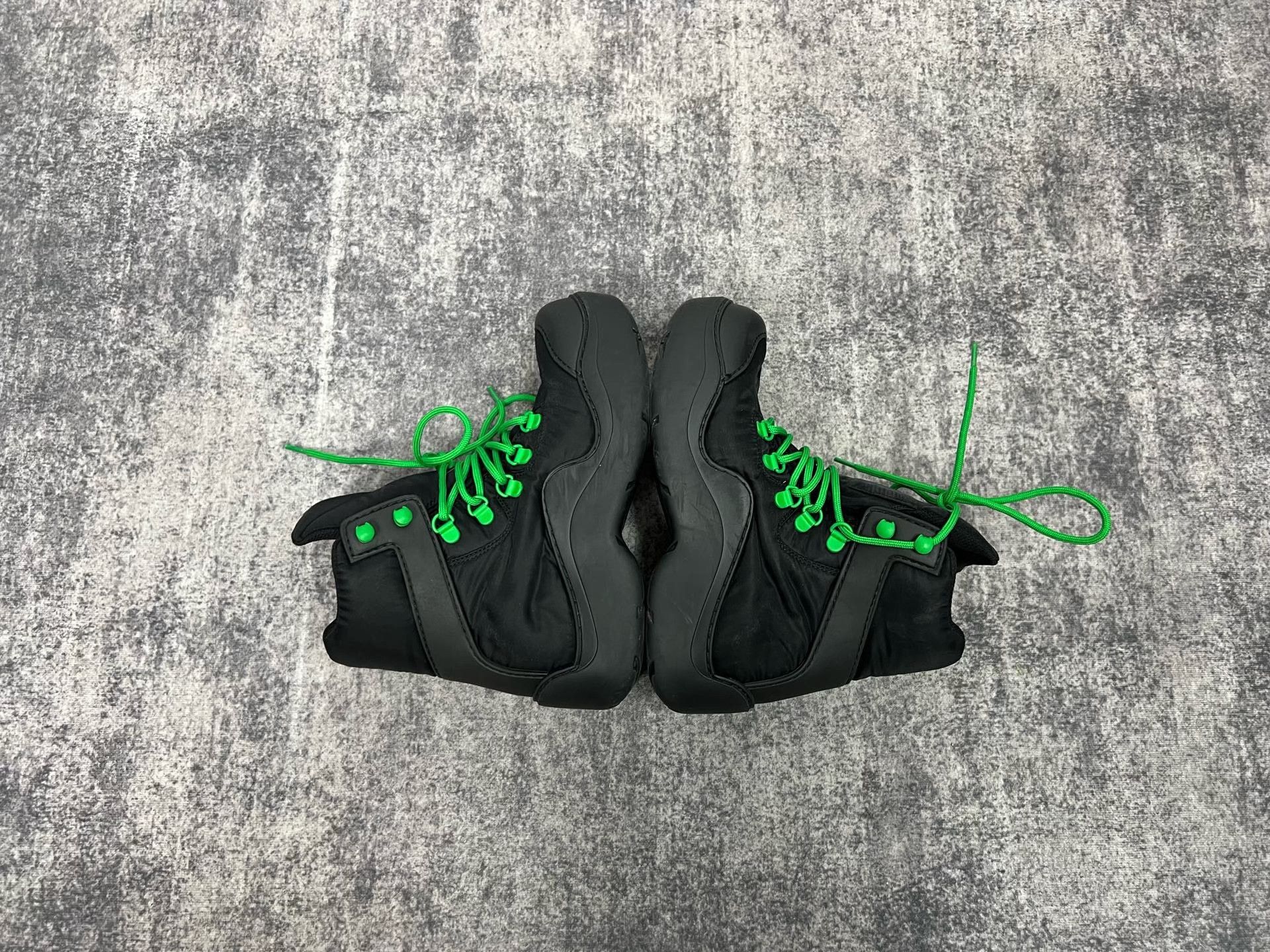 Bottega Veneta Bottega Veneta Black Green Hiking Boots Size US 4 / IT 34 - 5 Thumbnail