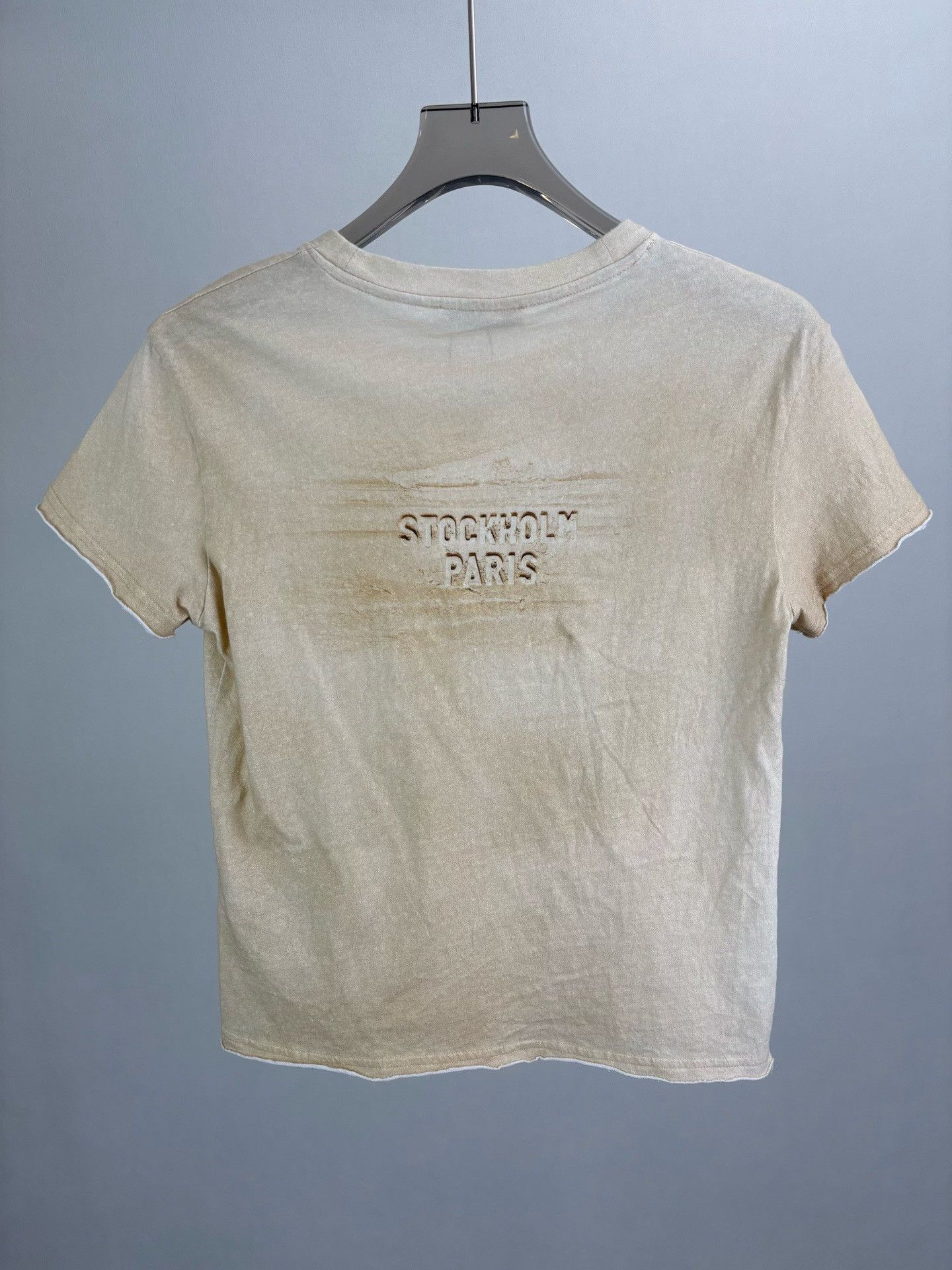 Acne Studios ACNE STUDIOS Distressed Letter Short Sleeve Size US M / EU 48-50 / 2 - 2 Thumbnail