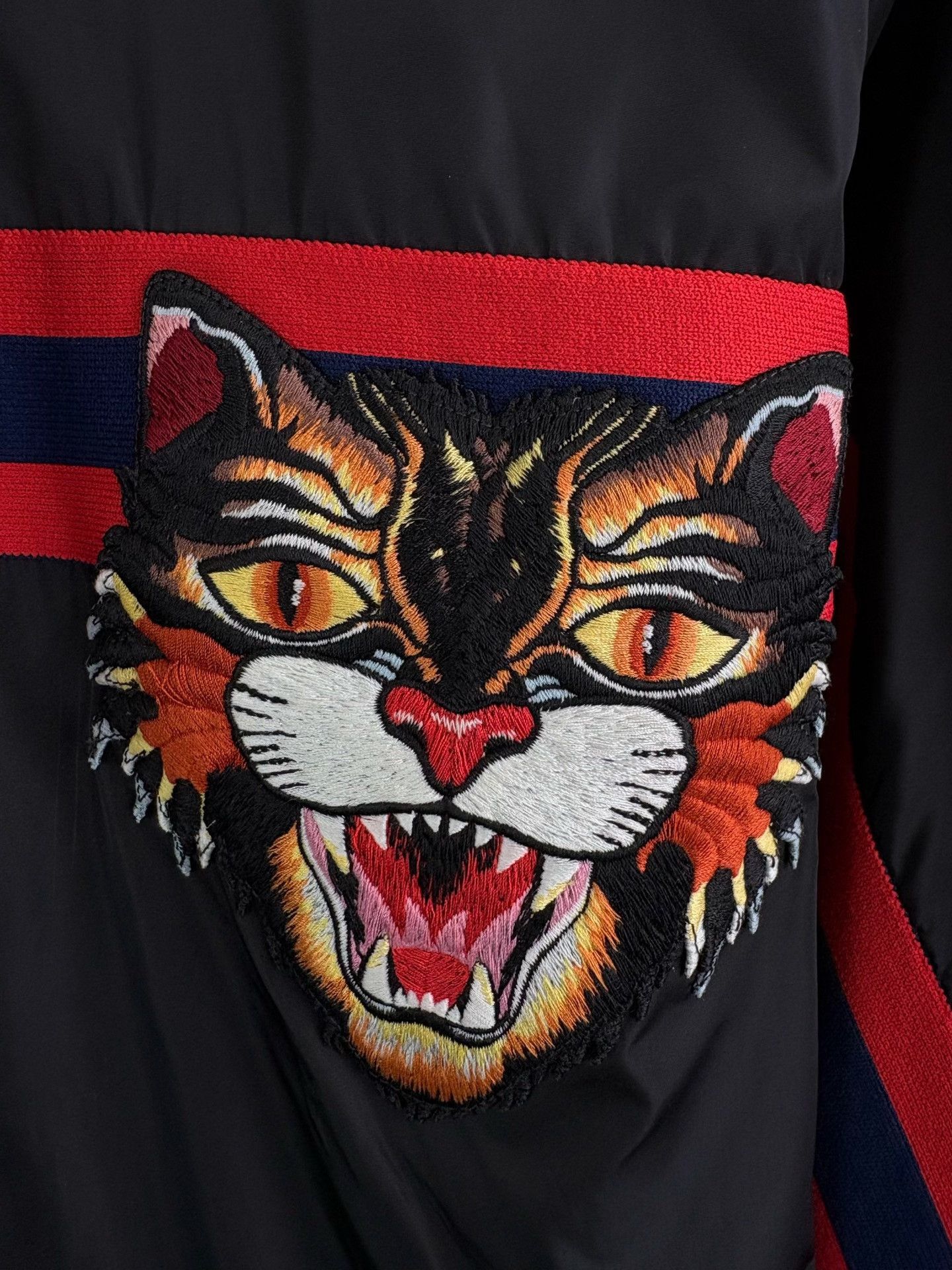 Gucci Gucci Black Tiger Head Hooded Zip Jacket Size US S / EU 44-46 / 1 - 3 Thumbnail