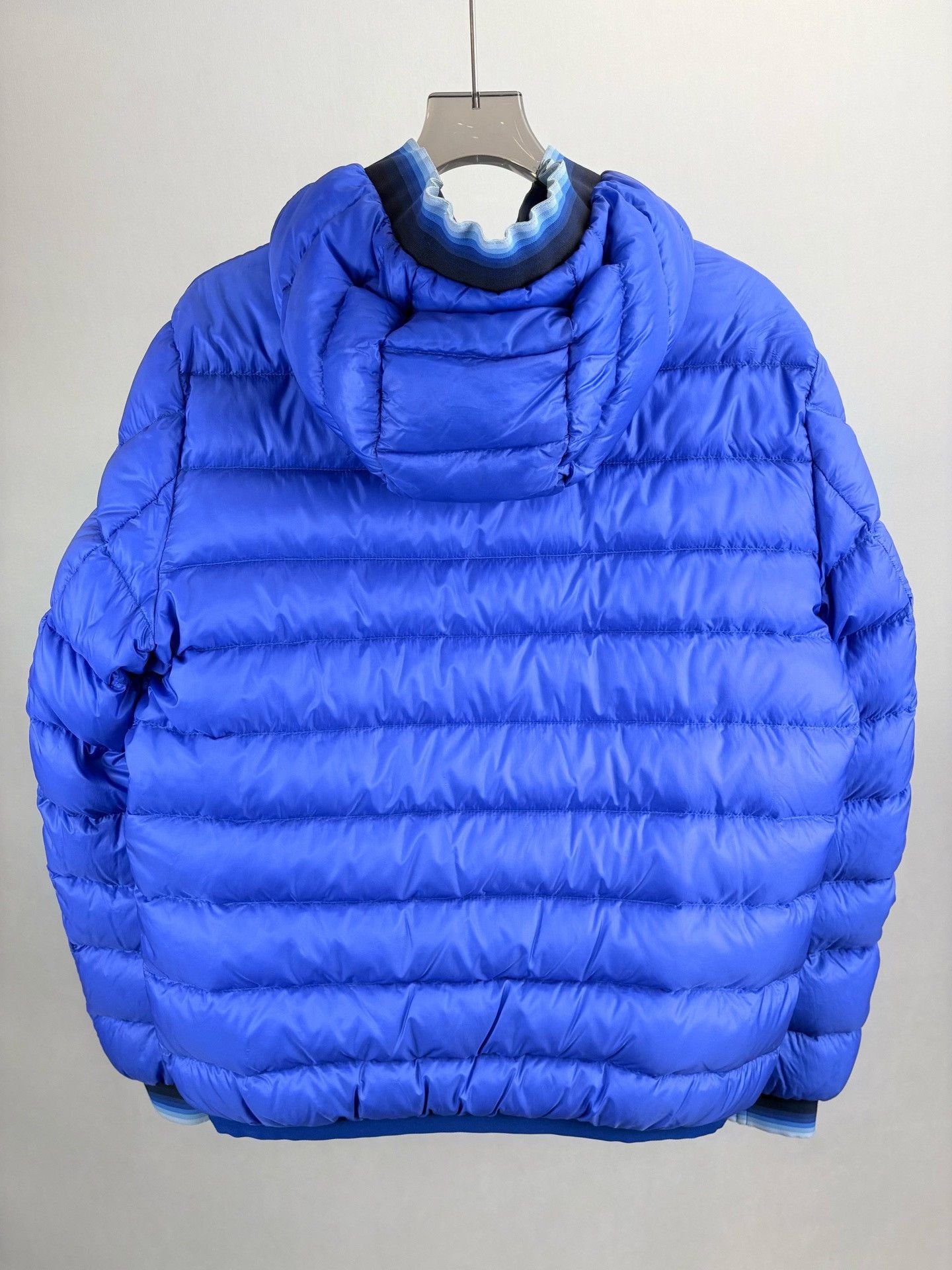 Moncler Moncler AVRIEUX Blue Cuff Logo Down Jacket Size US XXL / EU 58 / 5 - 2 Thumbnail