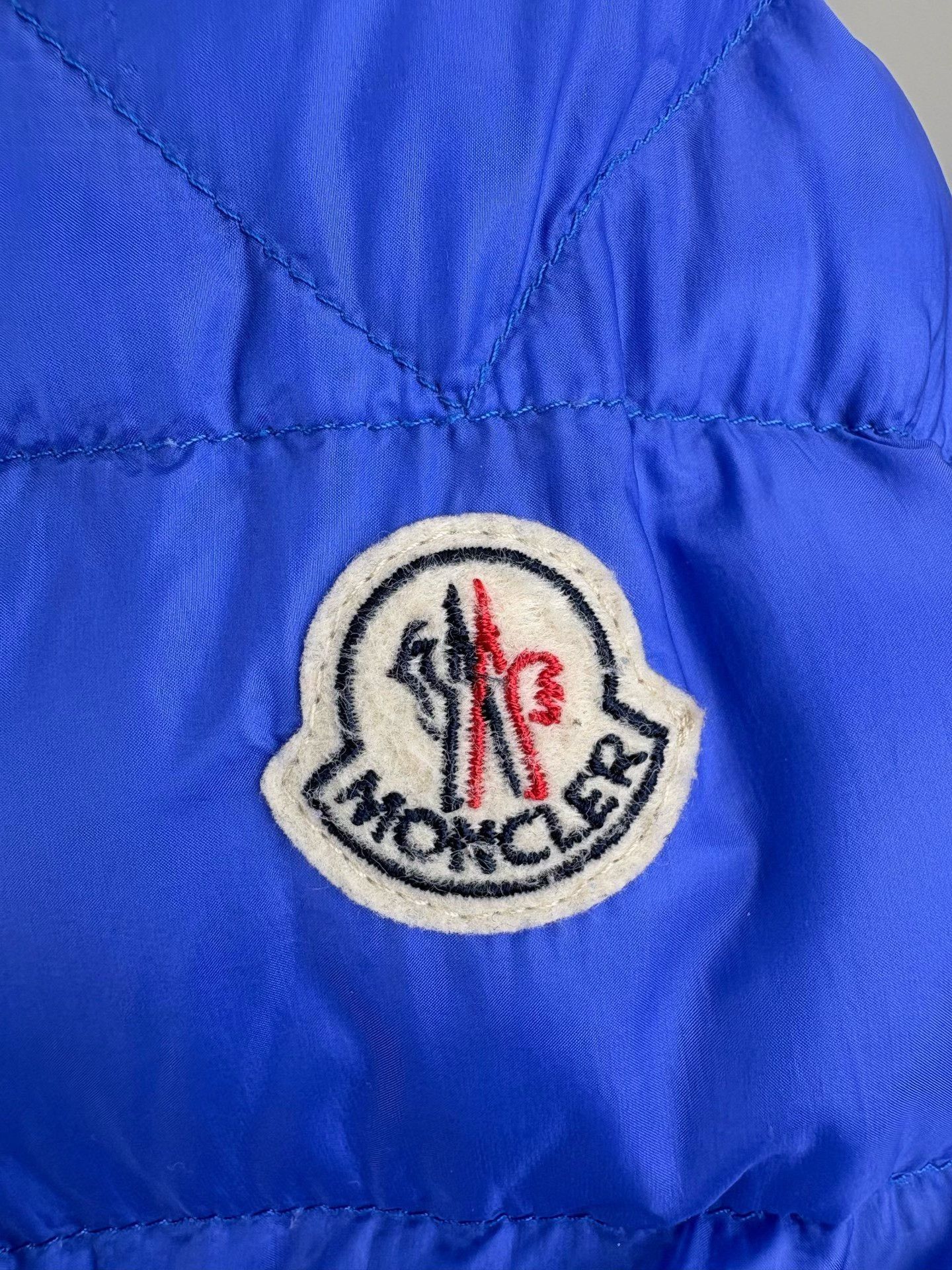 Moncler Moncler AVRIEUX Blue Cuff Logo Down Jacket Size US XXL / EU 58 / 5 - 4 Thumbnail