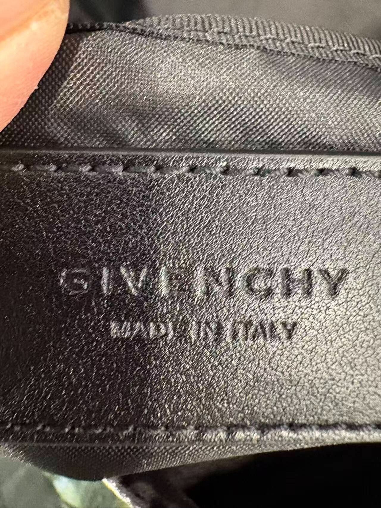Givenchy GIVENCHY Silver Logo Zipper Backpack Size ONE SIZE - 7 Thumbnail