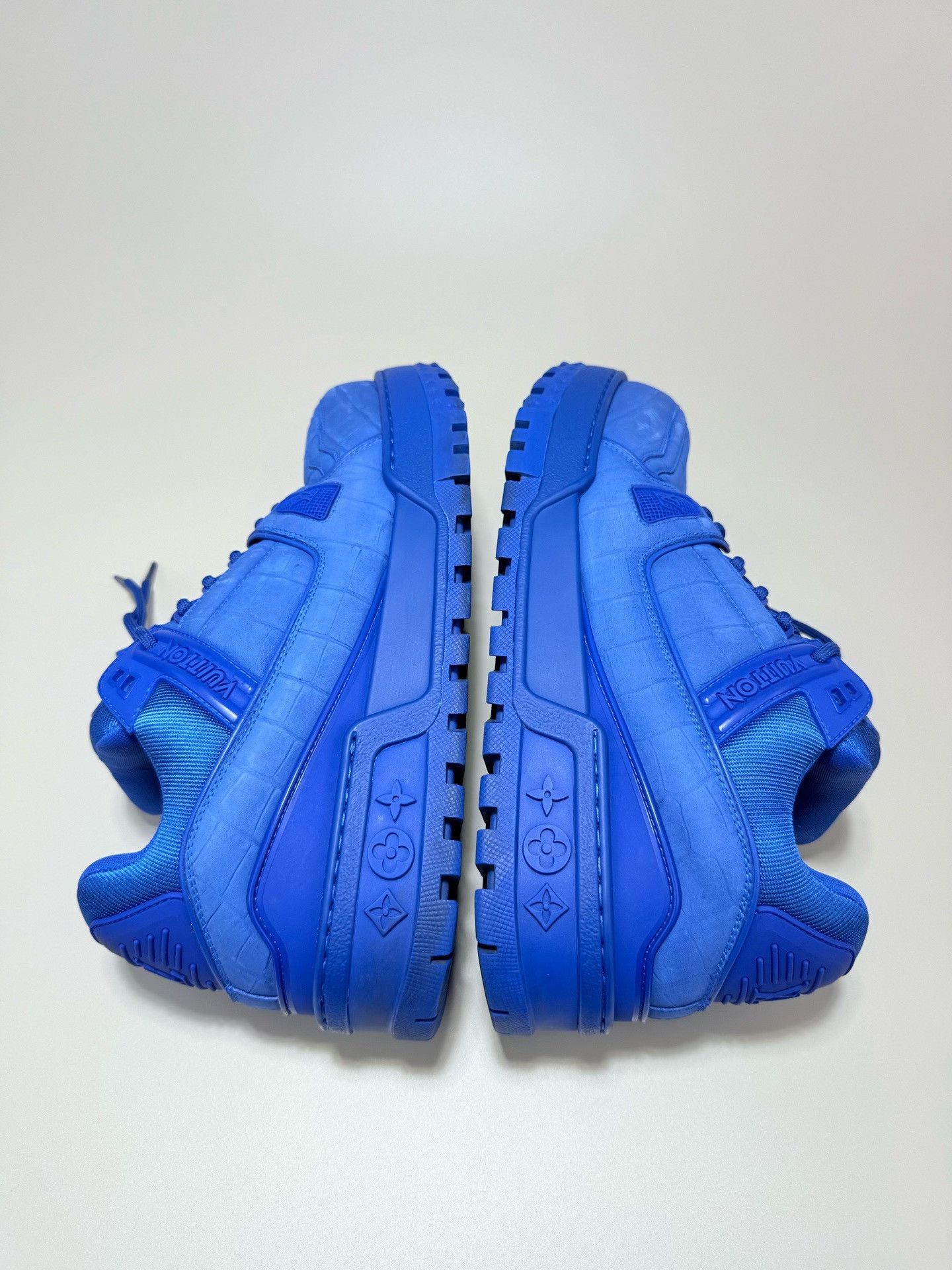 Louis Vuitton Louis Vuitton LV Trainer Croc Embossed Sneakers Size US 9 / EU 42 - 5 Thumbnail