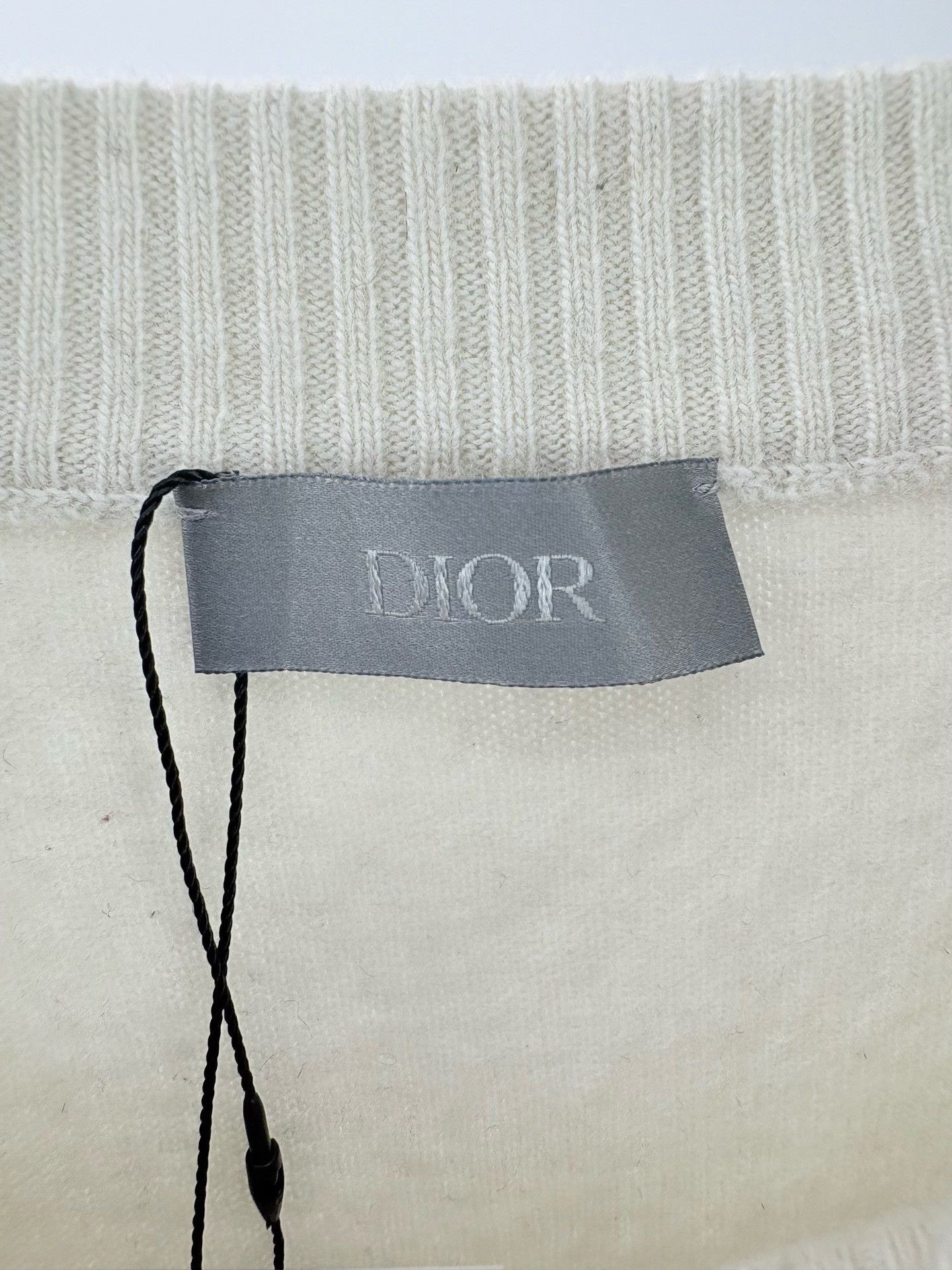 Dior DIOR Logo Embroidered Wool Knit Sweater Size US XL / EU 56 / 4 - 3 Thumbnail
