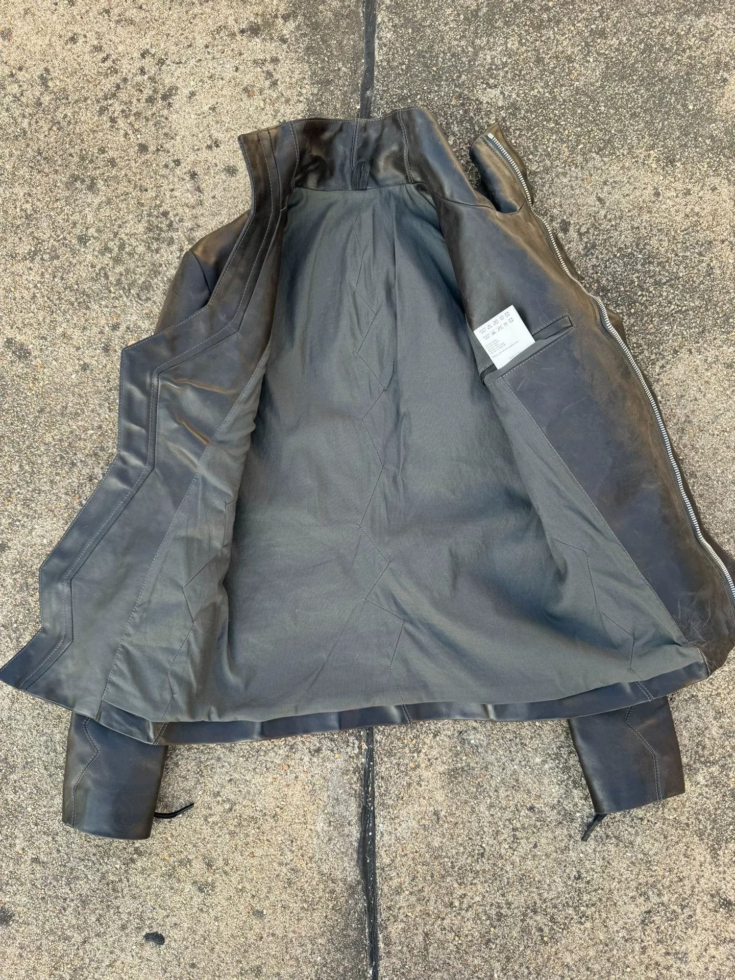 Carol Christian Poell Carol Christian Poell Crash Seam Leather Jacket Size US S / EU 44-46 / 1 - 2 Thumbnail