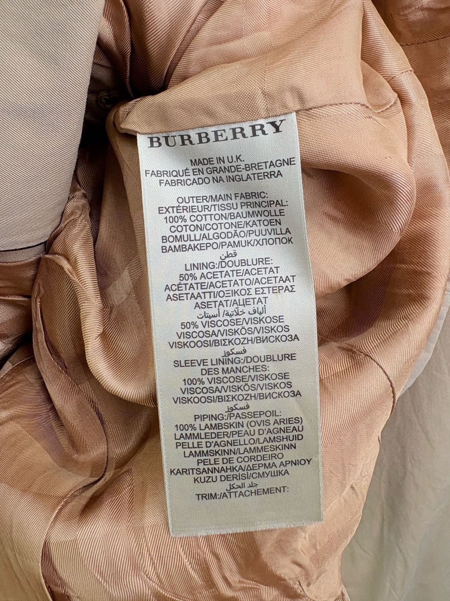 Burberry Burberry Double-Breasted Trench Coat UK6 Size XXS / US 00 / IT 34 - 5 Thumbnail