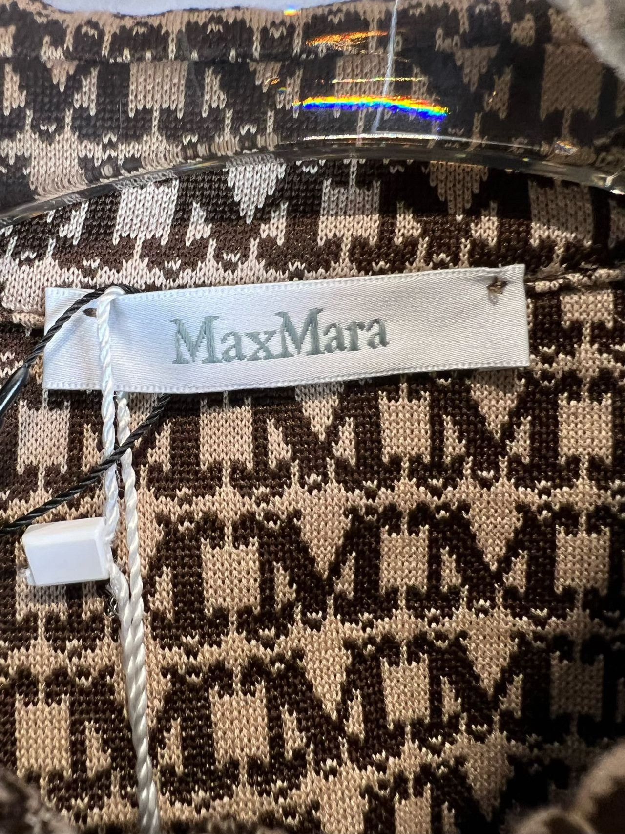 Max Mara MAXMARA Full Logo Pattern Jacket Size S / US 4 / IT 40 - 4 Thumbnail