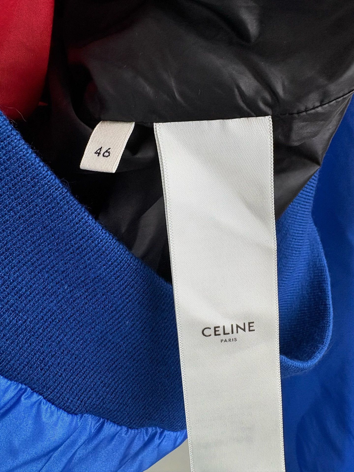 Celine Celine Red Blue Logo Nylon Jacket Size US S / EU 44-46 / 1 - 6 Thumbnail