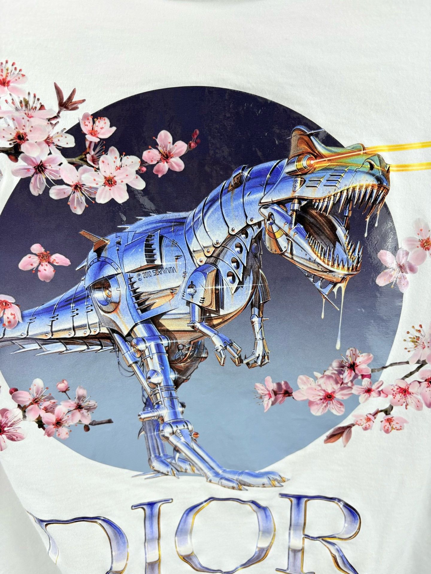 Dior DIOR Sorayama T-Rex Short Sleeve Size US L / EU 52-54 / 3 - 3 Thumbnail