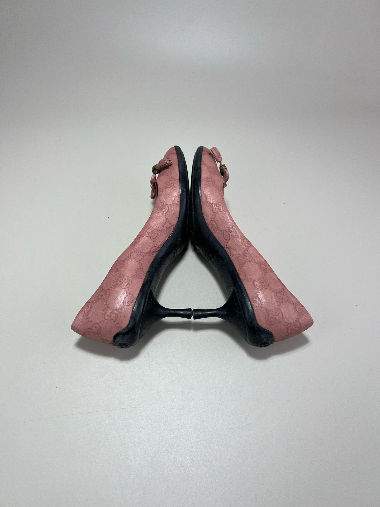 Gucci Gucci Pink Monogram Logo High Heels Size US 6 / IT 36 - 4 Thumbnail