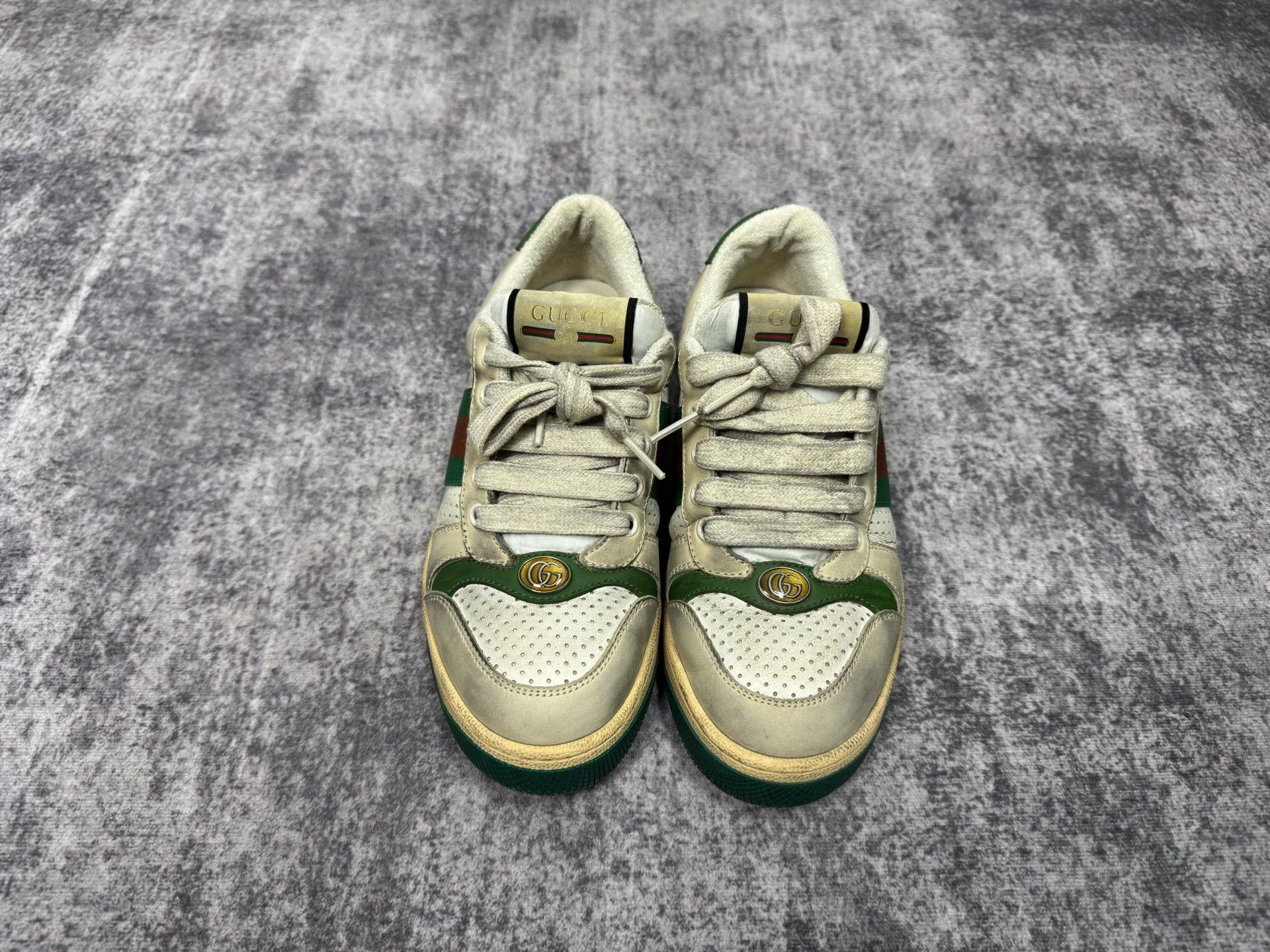 Gucci Gucci Red Green Dirty Shoes Size US 5.5 / IT 35.5 - 2 Thumbnail