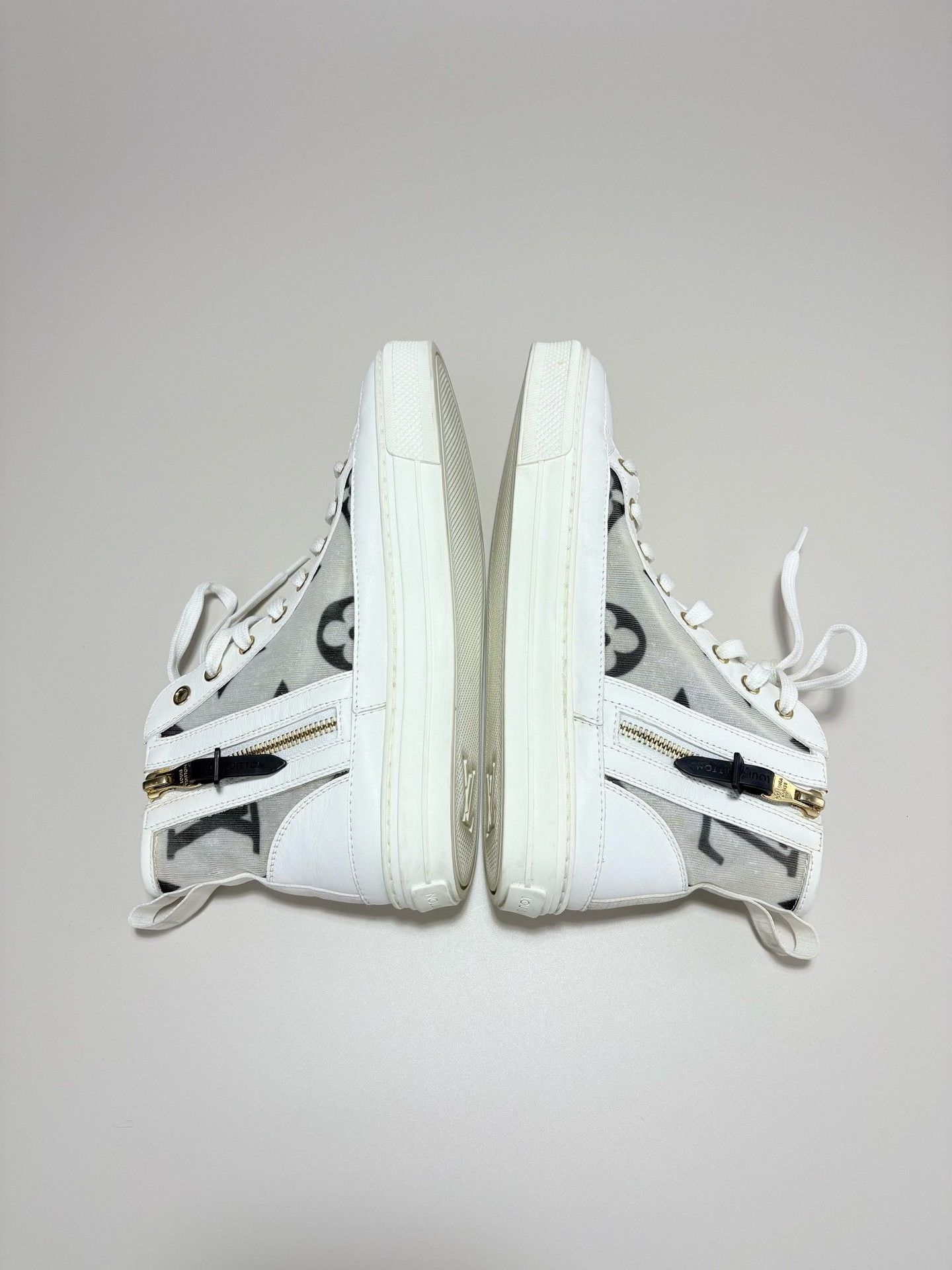 Louis Vuitton Louis Vuitton Stellar High-Top Sneakers Size US 5.5 / IT 35.5 - 4 Thumbnail