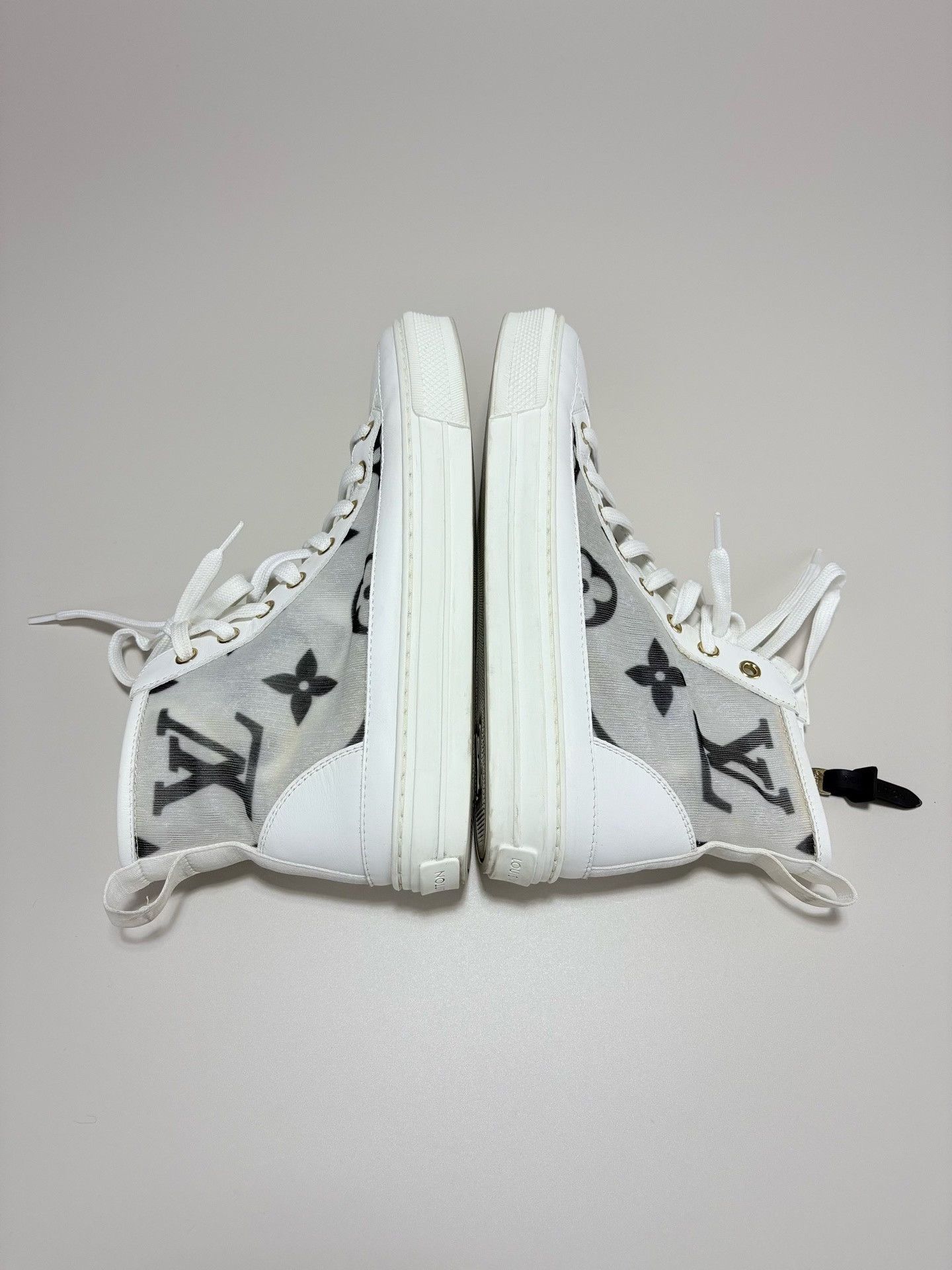 Louis Vuitton Louis Vuitton Stellar High-Top Sneakers Size US 5.5 / IT 35.5 - 5 Thumbnail
