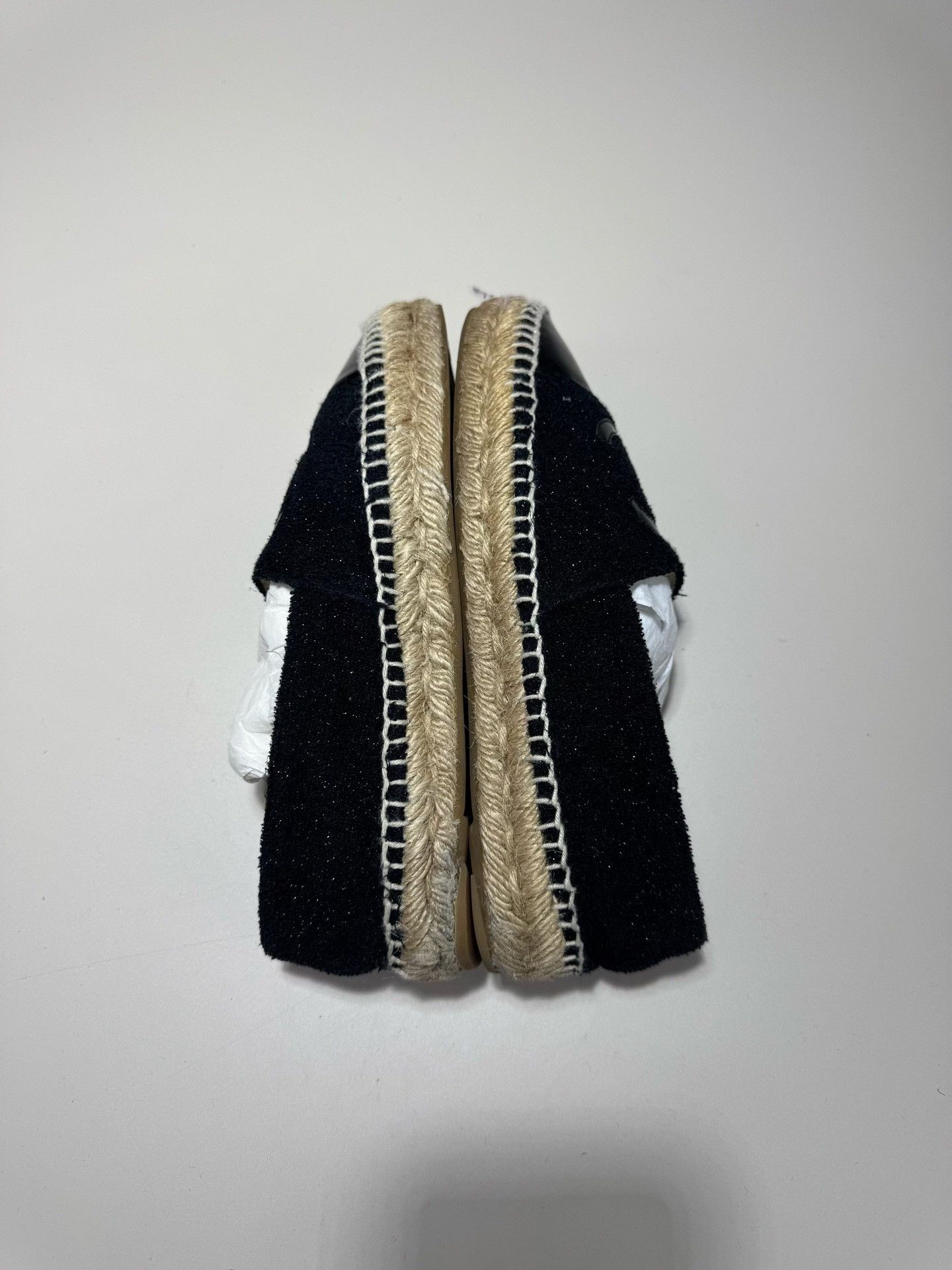Chanel CHANEL Patent Leather Espadrilles Size US 7 / IT 37 - 5 Thumbnail