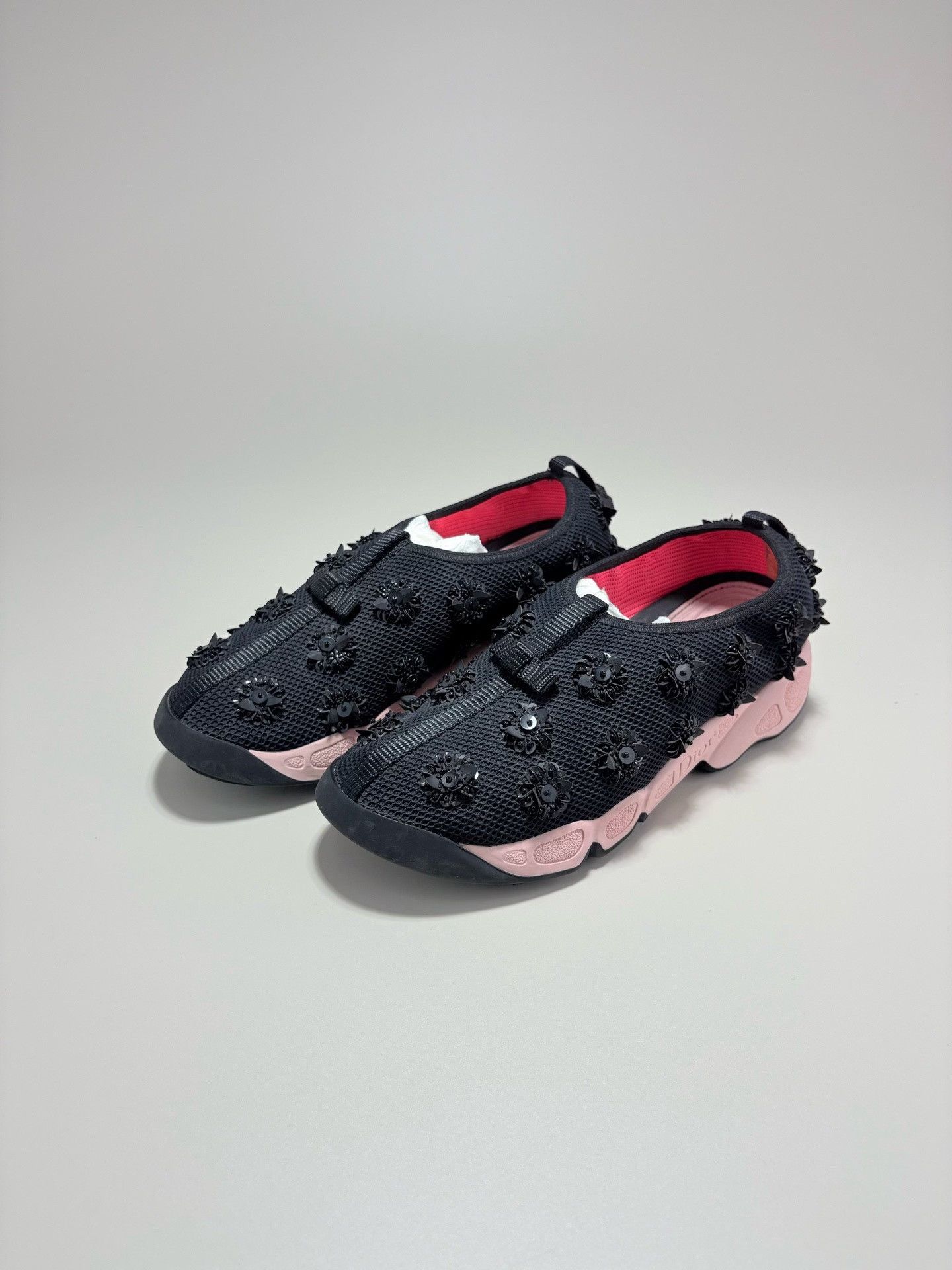 Dior DIOR Sequined Mesh Garden Casual Shoes Size US 5.5 / IT 35.5 - 2 Thumbnail