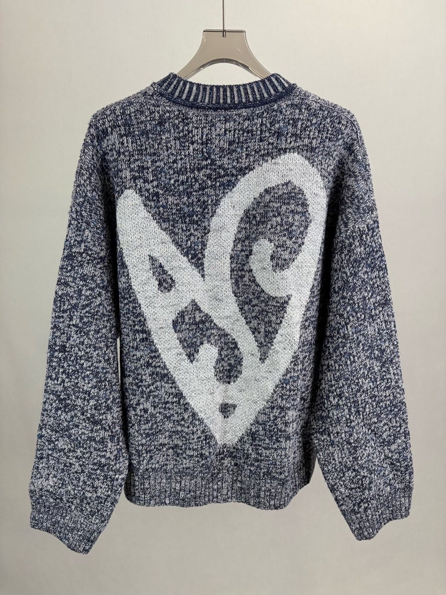 Acne Studios Acne Studios Back Heart Cable Knit Sweater Size M / US 6-8 / IT 42-44 - 2 Thumbnail