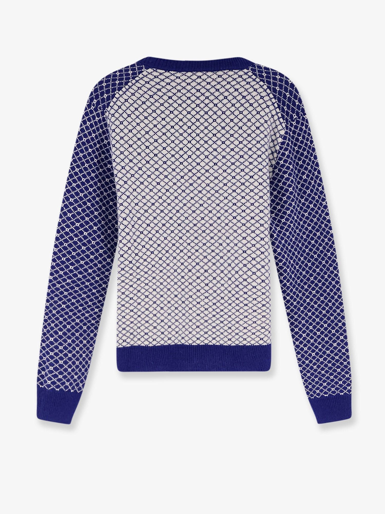 Dior Wool Sweater With Bicolor Pattern Size US M / EU 48-50 / 2 - 2 Thumbnail