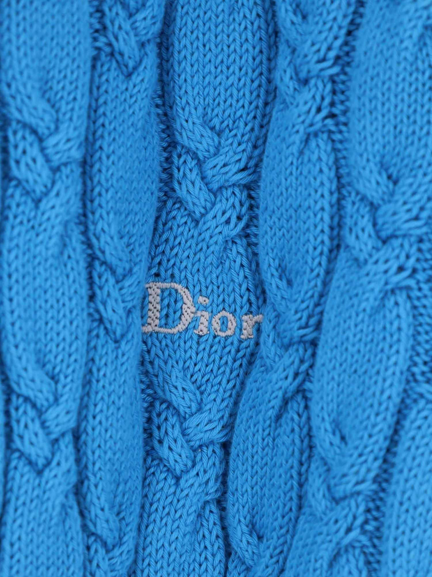 Dior Cotton Sweater With Braided Processing Size US M / EU 48-50 / 2 - 3 Thumbnail