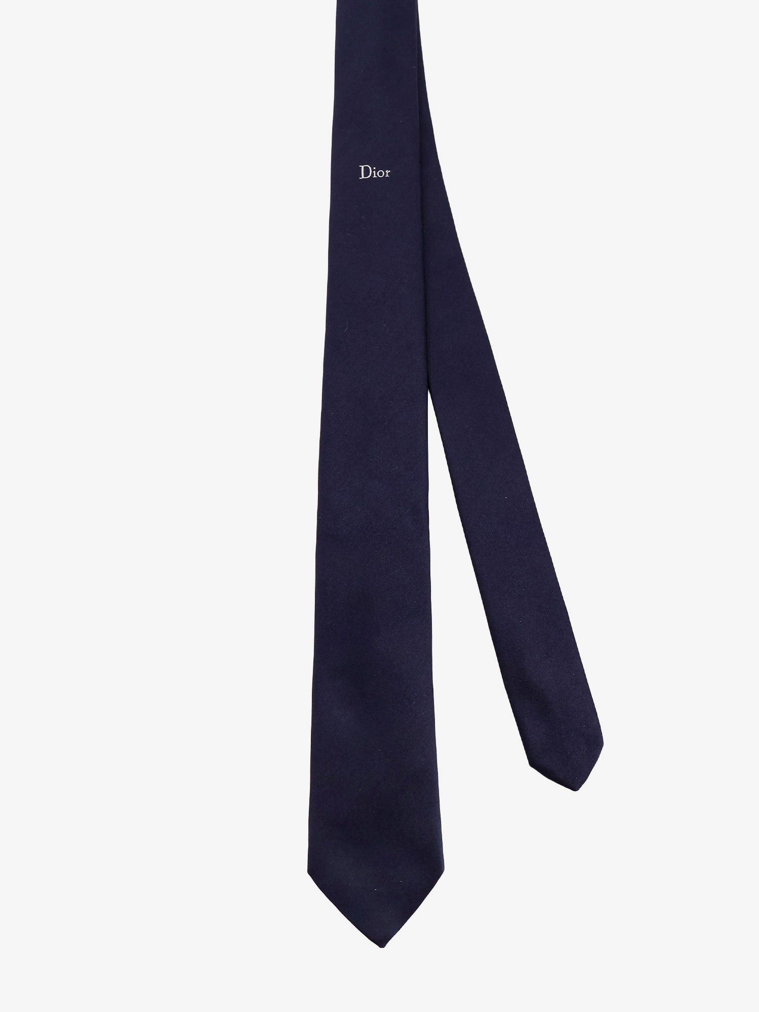Dior Silk Tie Size ONE SIZE - 2 Thumbnail