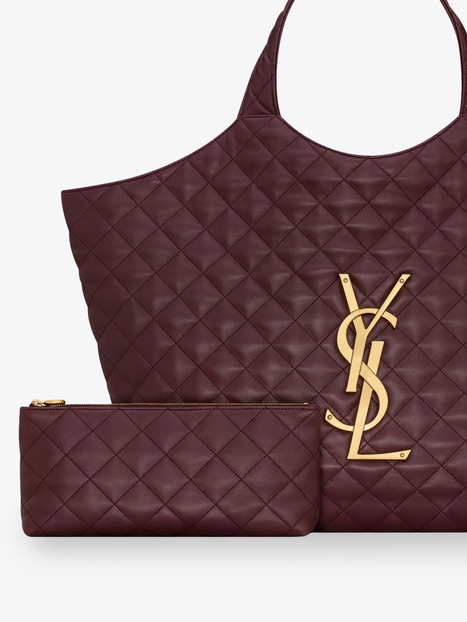 Saint Laurent Paris Icare Quilted Leather Handbag Size ONE SIZE - 4 Thumbnail