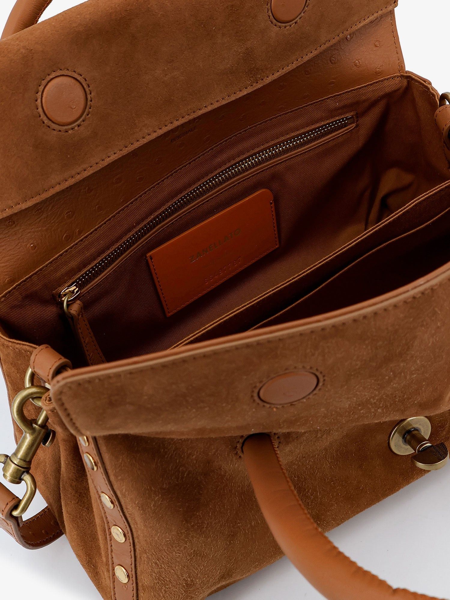 Zanellato Dotta Suede Crossbody Bag Size ONE SIZE - 4 Thumbnail