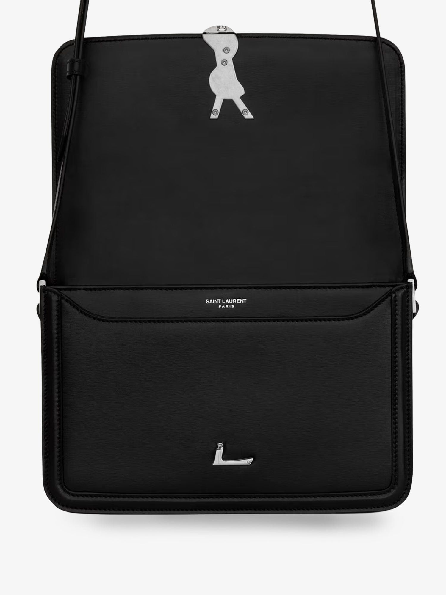 Saint Laurent Paris Satchel Solferino Medium Leather Crossbody Bag Size ONE SIZE - 5 Thumbnail