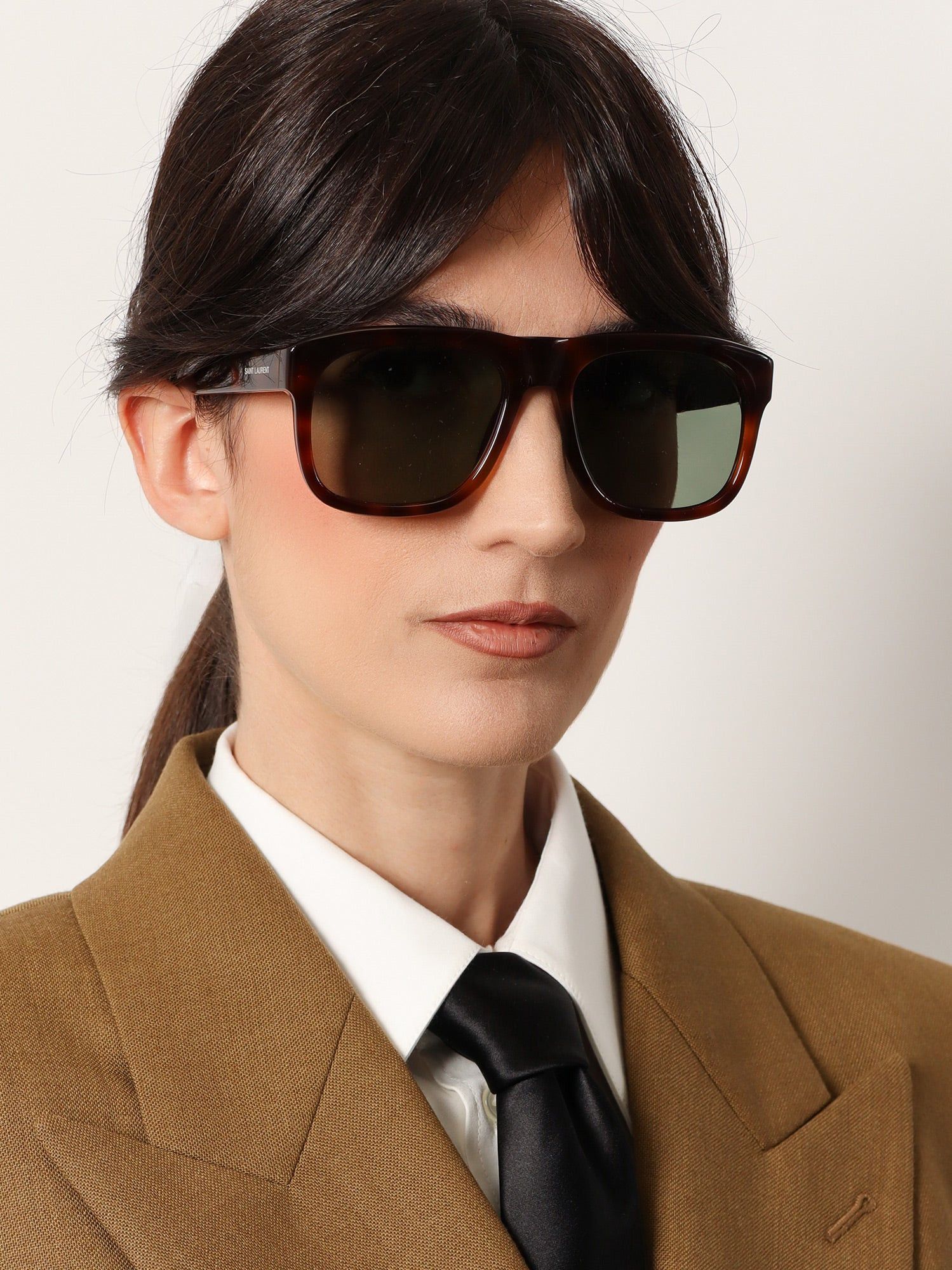 Saint Laurent Paris Acetate Sunglasses Size ONE SIZE - 2 Thumbnail