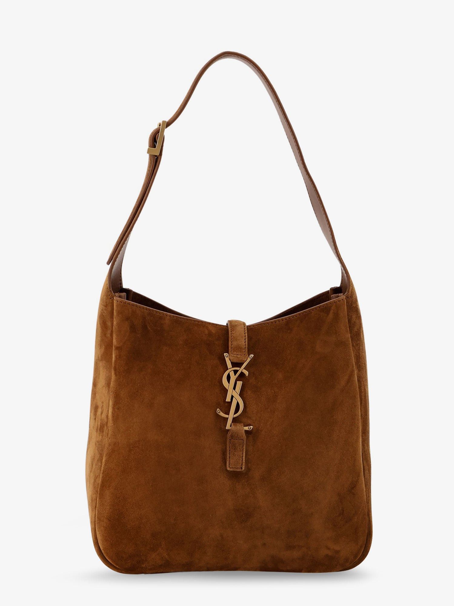 Saint Laurent Paris Le 5 Ã 7 Suede Shoulder Bag Size ONE SIZE - 5 Thumbnail