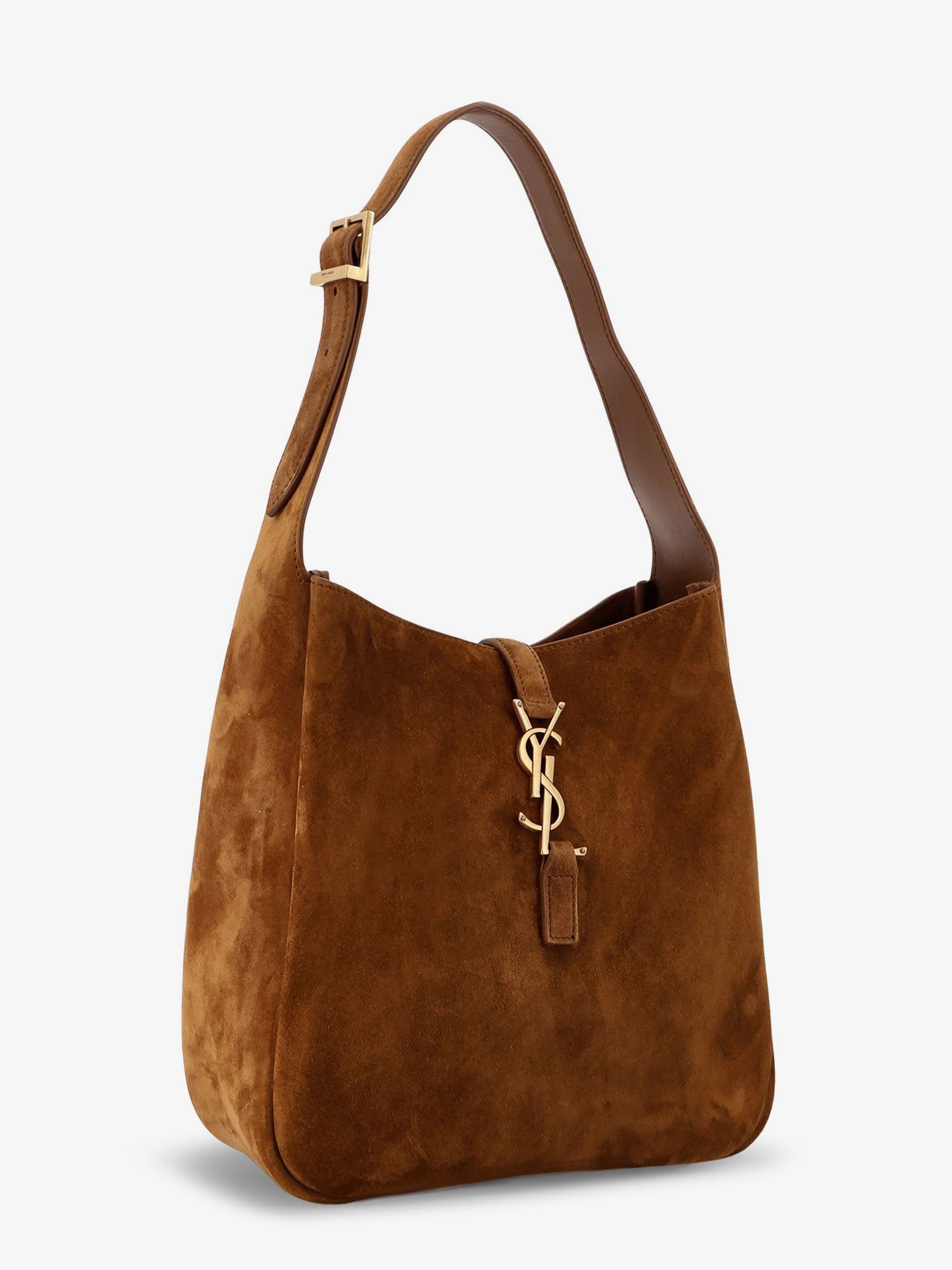 Saint Laurent Paris Le 5 Ã 7 Suede Shoulder Bag Size ONE SIZE - 3 Thumbnail
