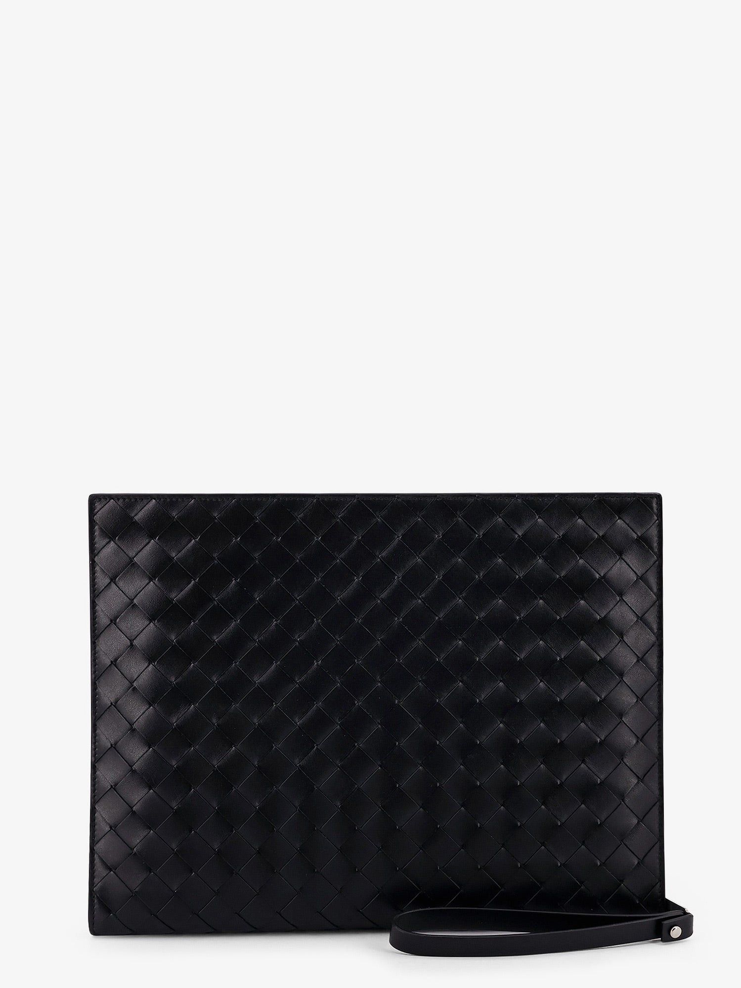 Bottega Veneta Avenue Leather Document Case With Intrecciato Motif Size ONE SIZE - 3 Thumbnail