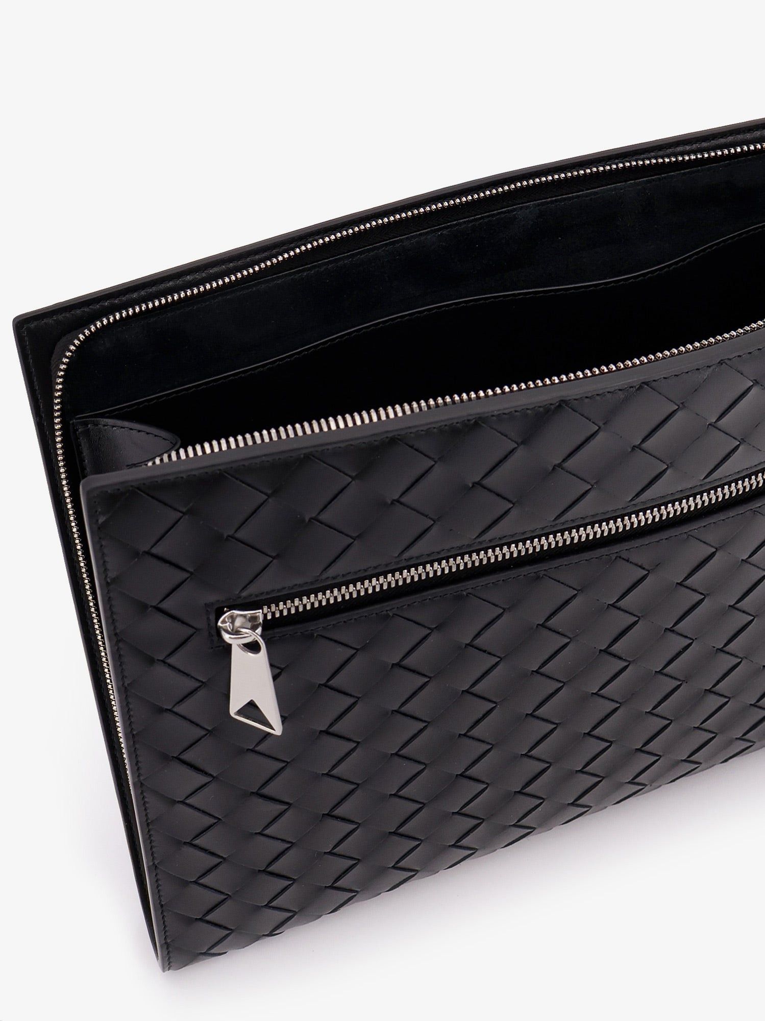 Bottega Veneta Avenue Leather Document Case With Intrecciato Motif Size ONE SIZE - 5 Thumbnail