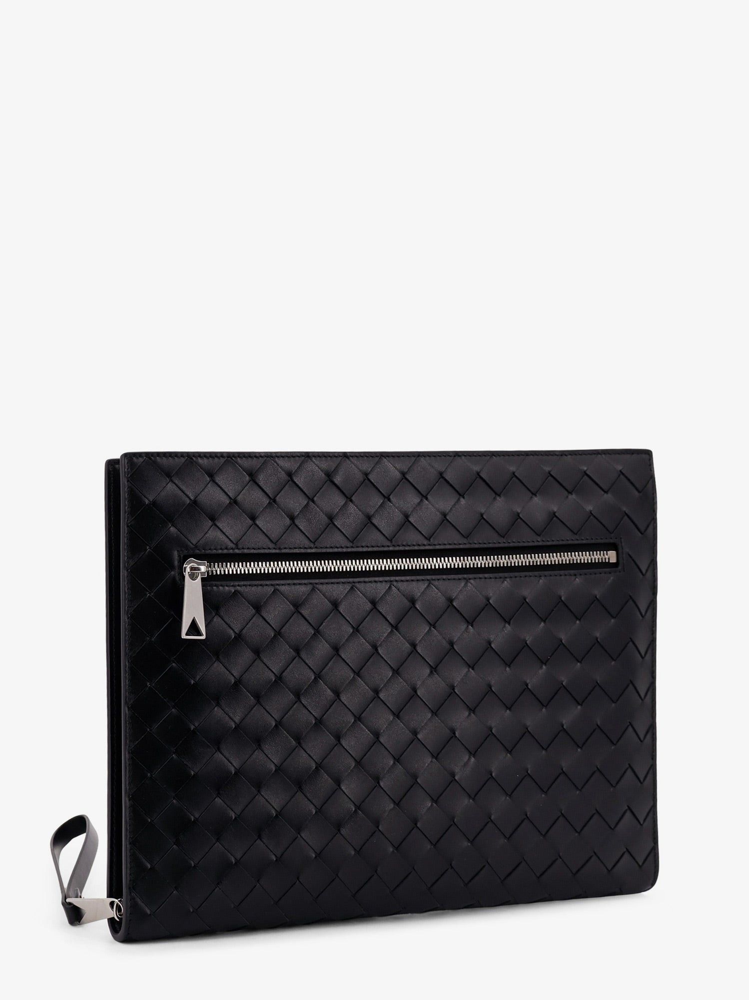 Bottega Veneta Avenue Leather Document Case With Intrecciato Motif Size ONE SIZE - 4 Thumbnail