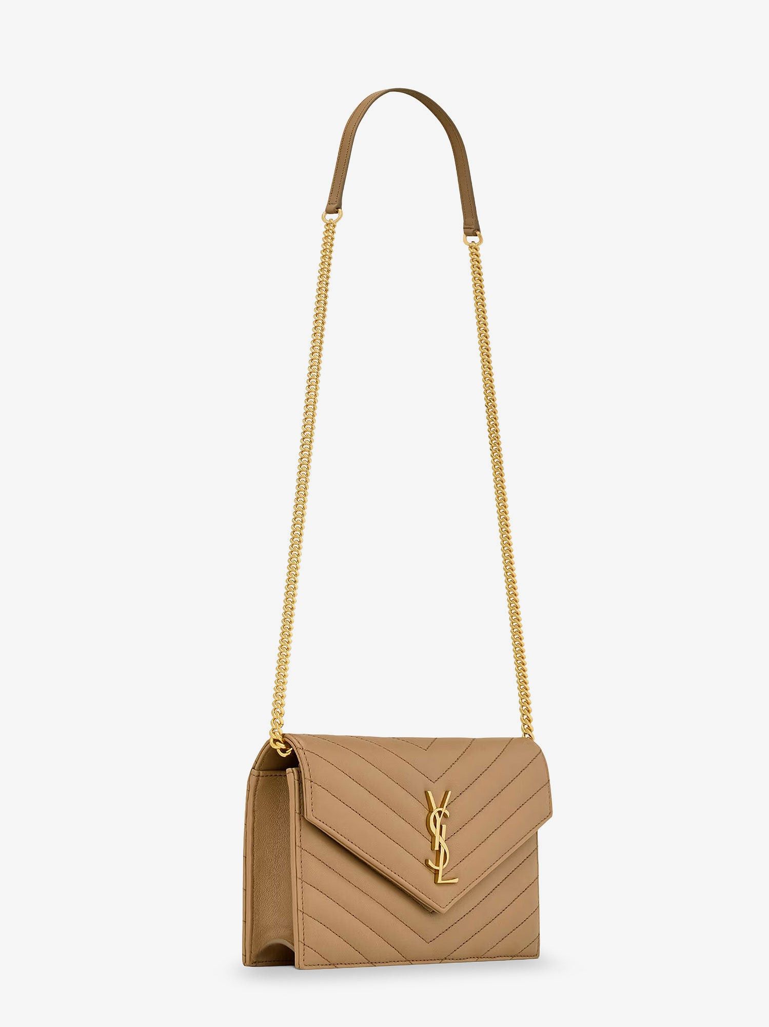 Saint Laurent Paris Envelope Leather Shoulder Bag Size ONE SIZE - 3 Thumbnail
