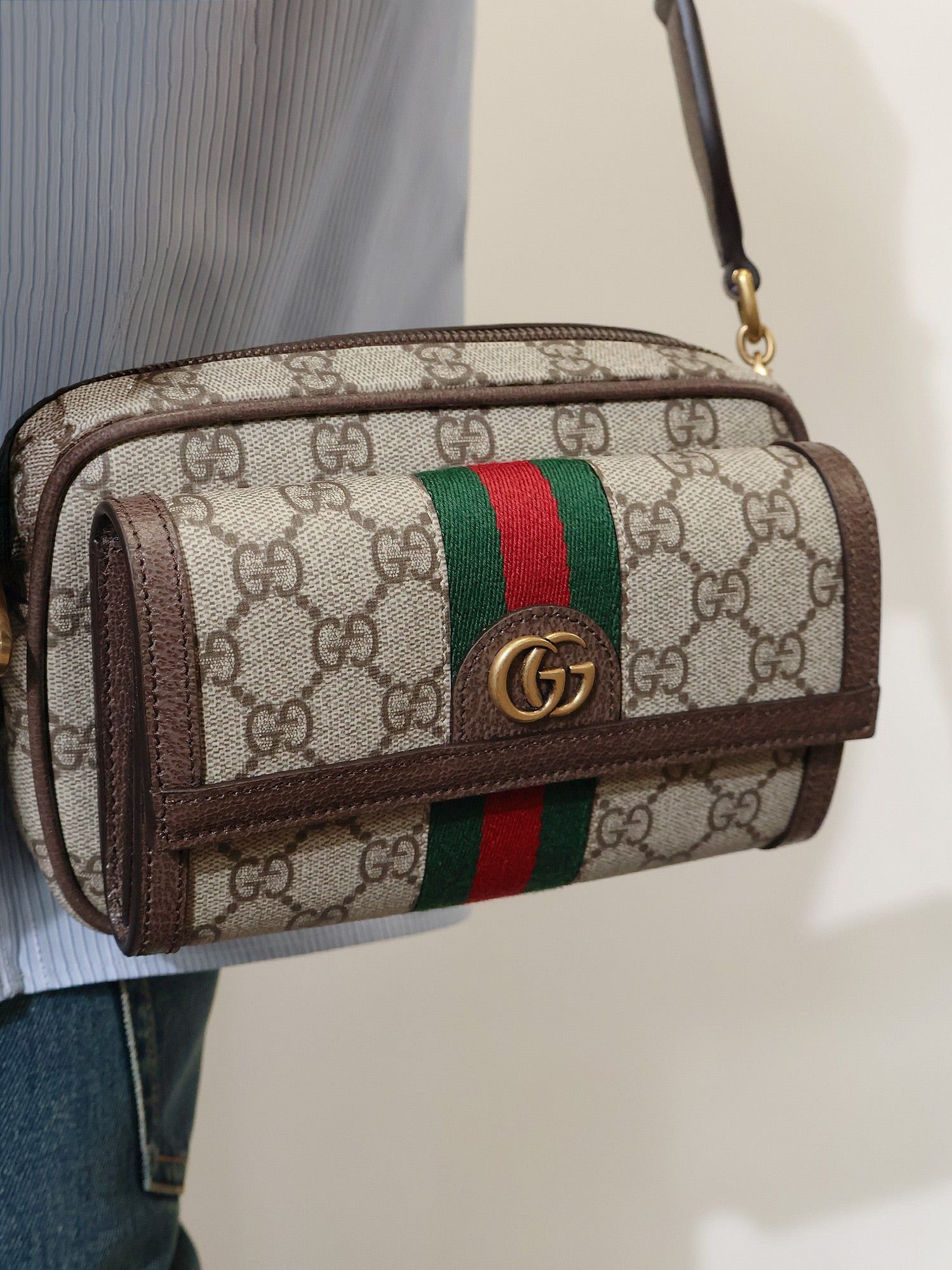 Gucci Ophidia Gg Fabric Crossbody Bag Size ONE SIZE - 5 Thumbnail