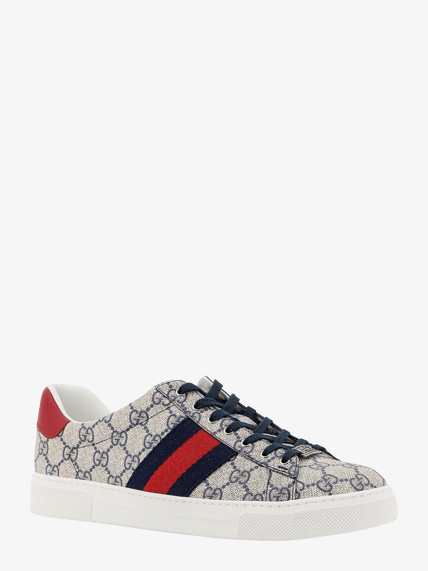 Gucci Ace Gg Supreme Fabric Sneakers Size US 10.5 / EU 43-44 - 2 Thumbnail