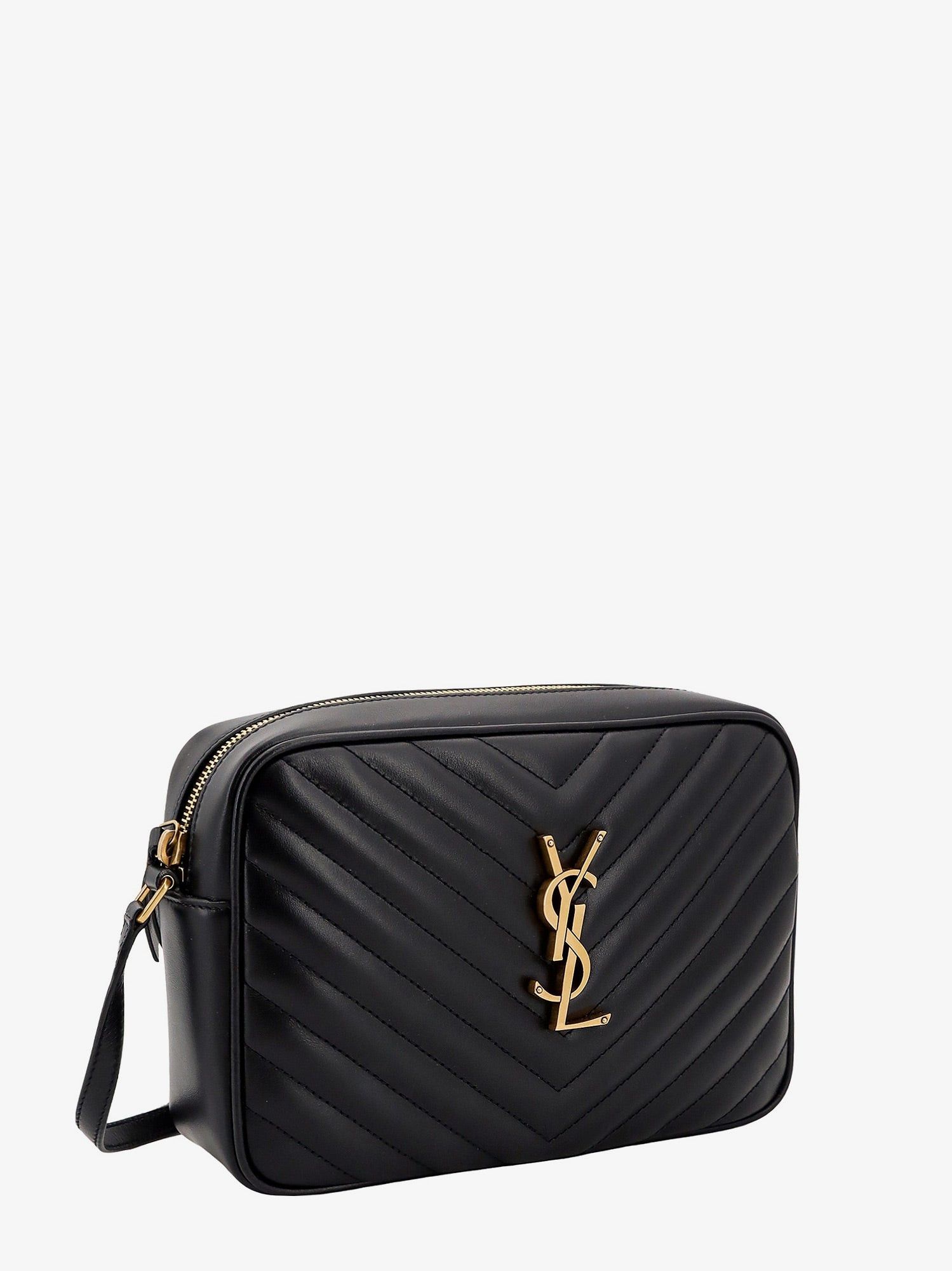Saint Laurent Paris Quilted Leather Camera Bag Shoulder Bag Size ONE SIZE - 3 Thumbnail