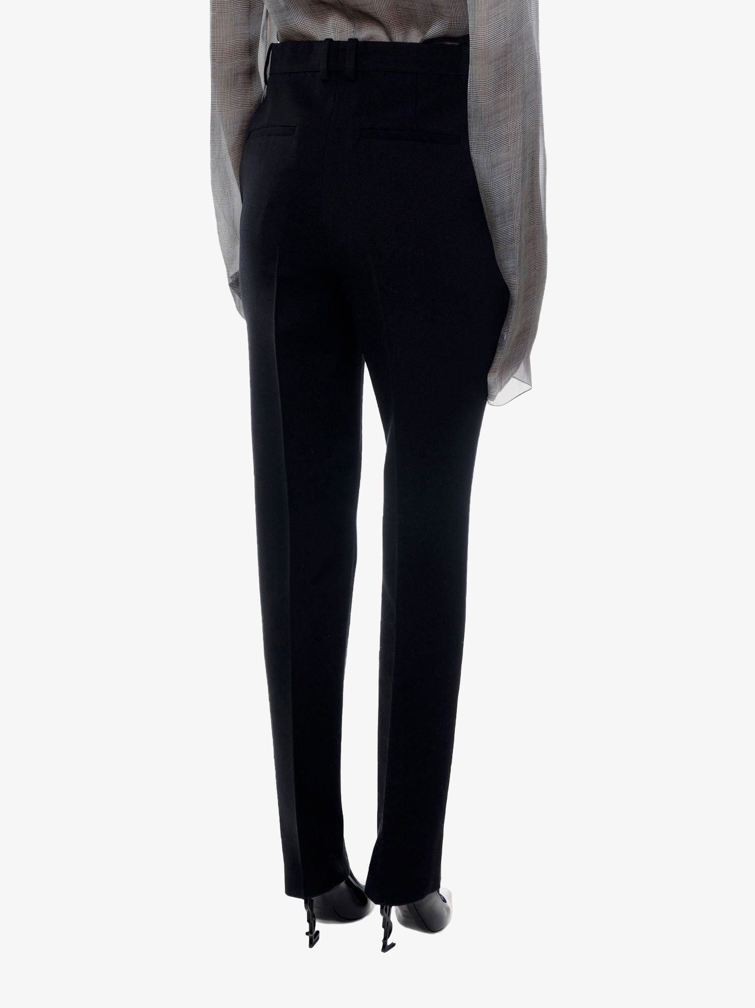 Saint Laurent Paris Sustainable Virgin Wool Trouser Size 27" / US 4 / IT 40 - 4 Thumbnail