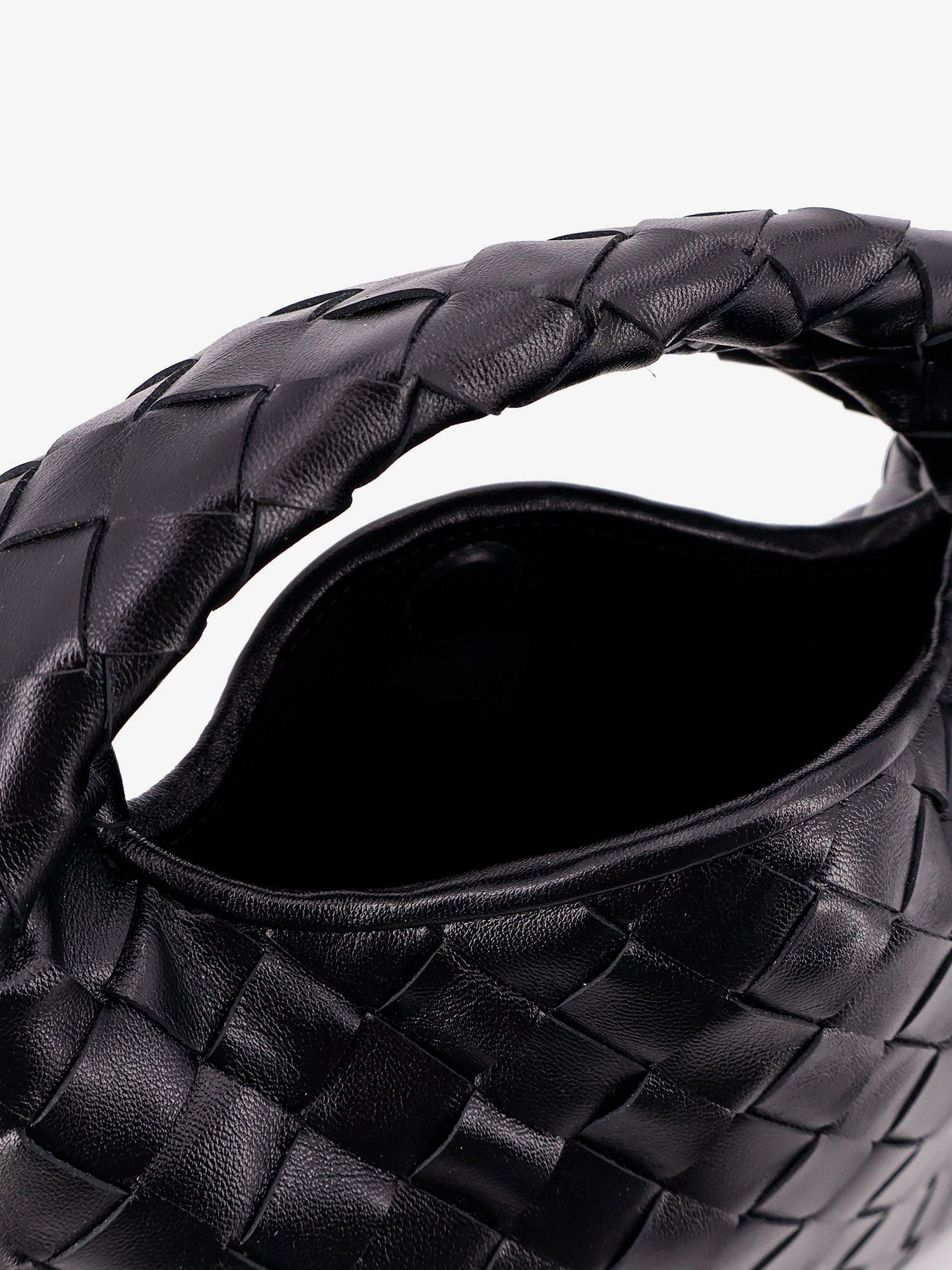 Bottega Veneta Mini Hop Leather Crossbody Bag With Intrecciato Pattern Size ONE SIZE - 4 Thumbnail