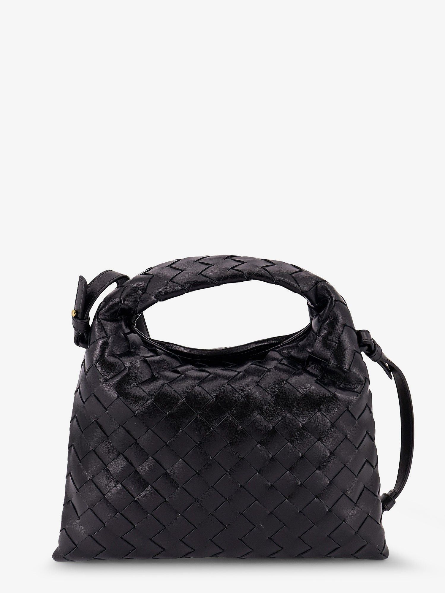 Bottega Veneta Mini Hop Leather Crossbody Bag With Intrecciato Pattern Size ONE SIZE - 2 Thumbnail