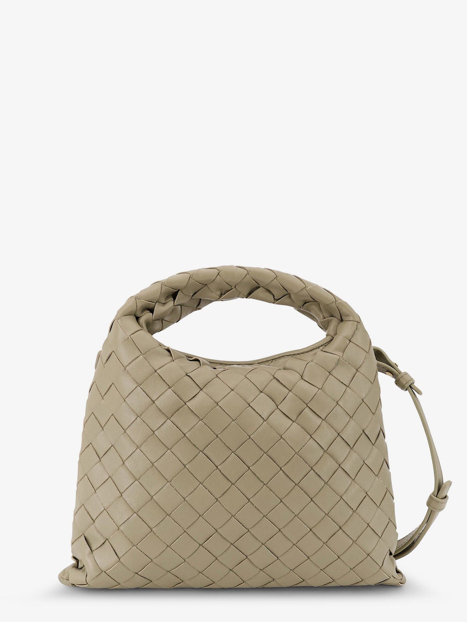 Bottega Veneta Mini Hop Leather Crossbody Bag With Intrecciato Pattern Size ONE SIZE - 2 Thumbnail