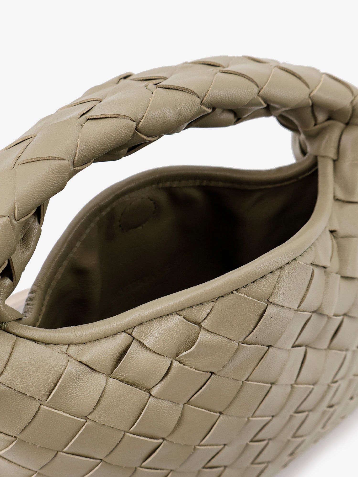 Bottega Veneta Mini Hop Leather Crossbody Bag With Intrecciato Pattern Size ONE SIZE - 4 Thumbnail