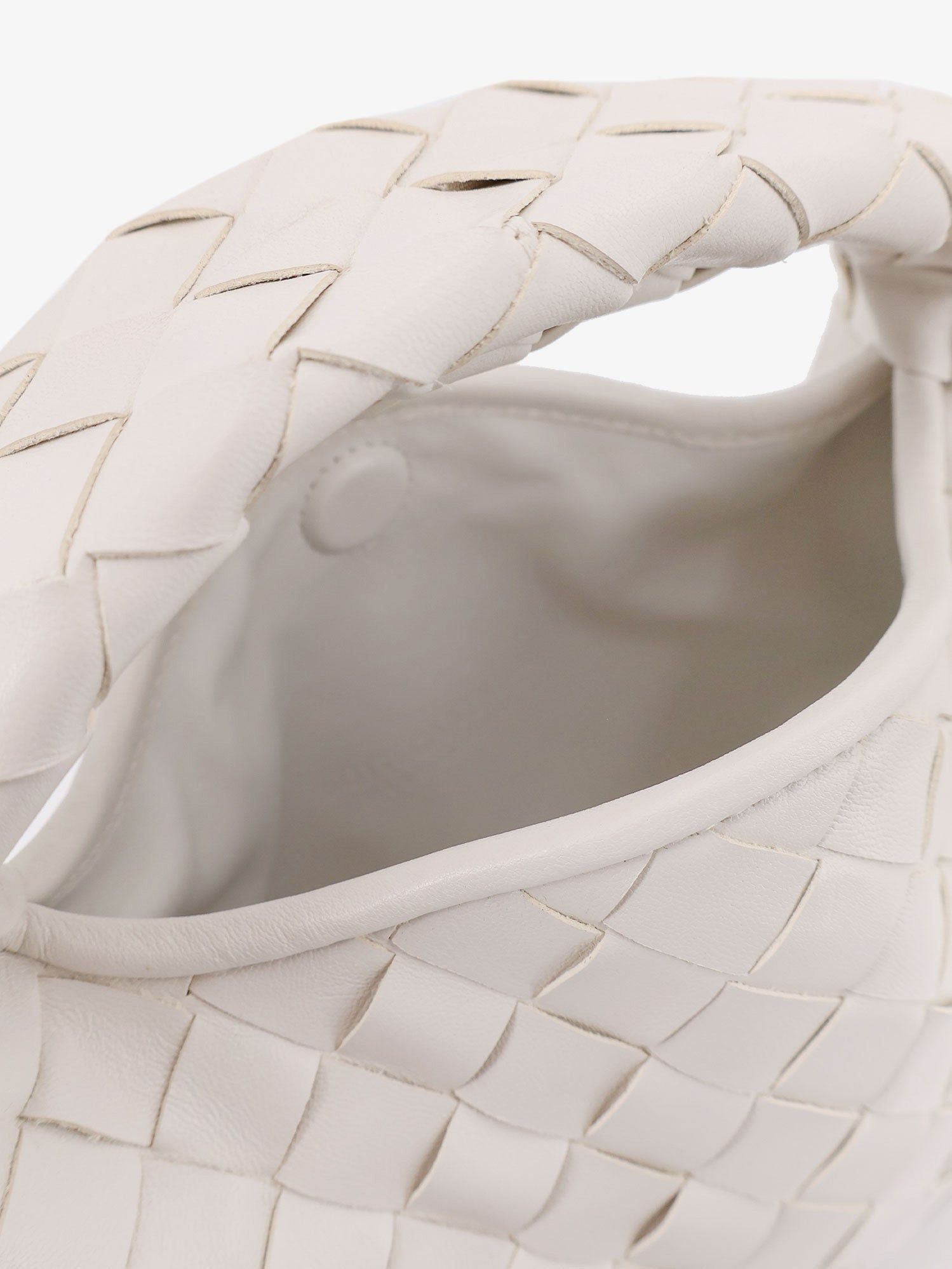 Bottega Veneta Mini Hop Leather Crossbody Bag With Intrecciato Pattern Size ONE SIZE - 4 Thumbnail