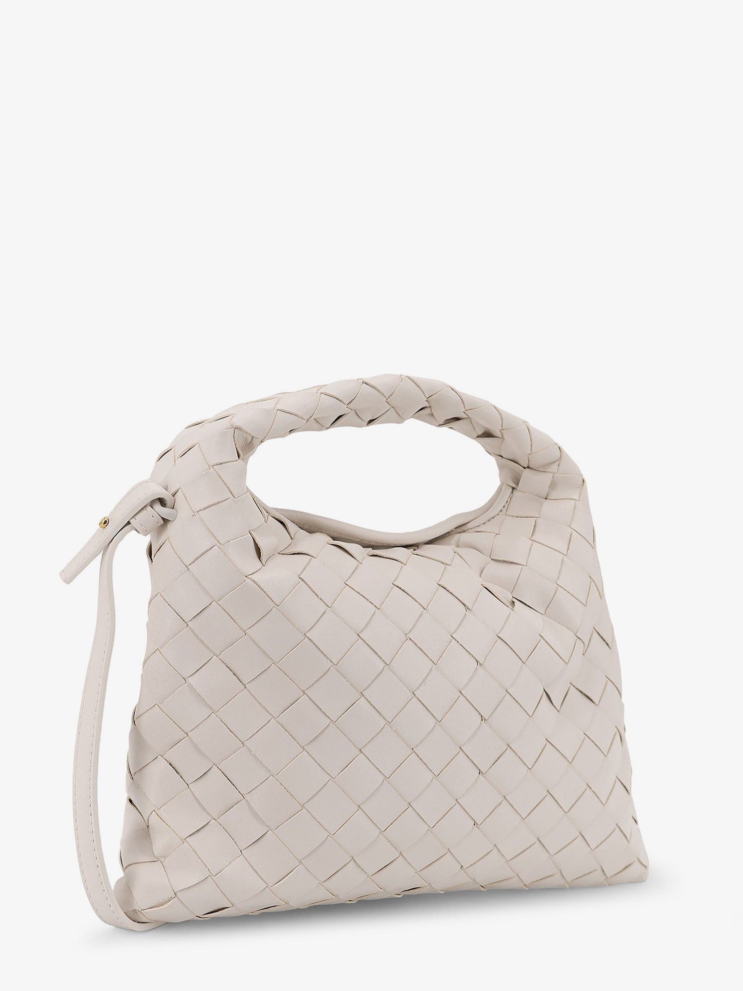 Bottega Veneta Mini Hop Leather Crossbody Bag With Intrecciato Pattern Size ONE SIZE - 3 Thumbnail