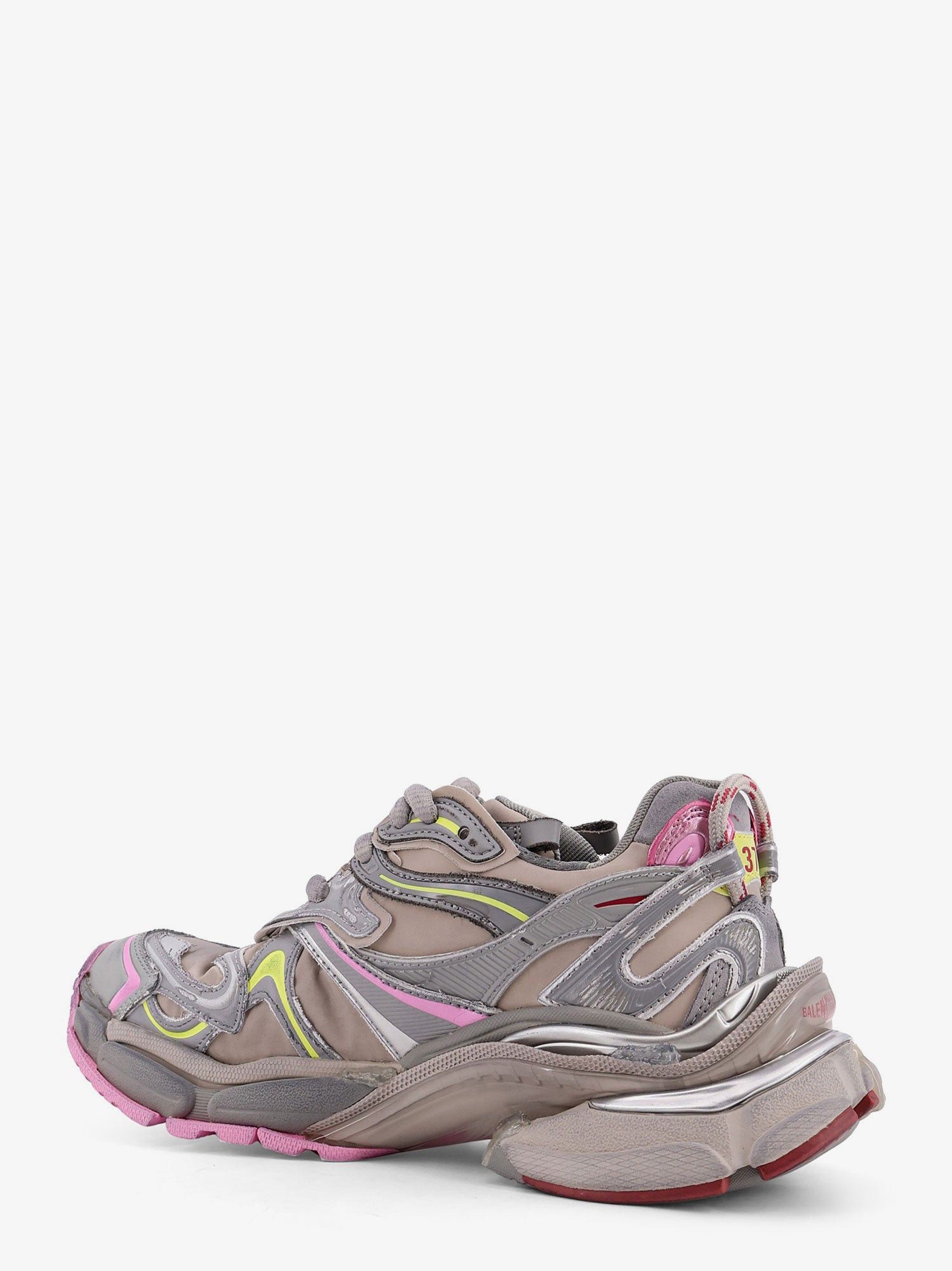 Balenciaga Runner 2 Nylon Low-Top Sneakers With Leather Inserts Size US 7 / IT 37 - 4 Thumbnail