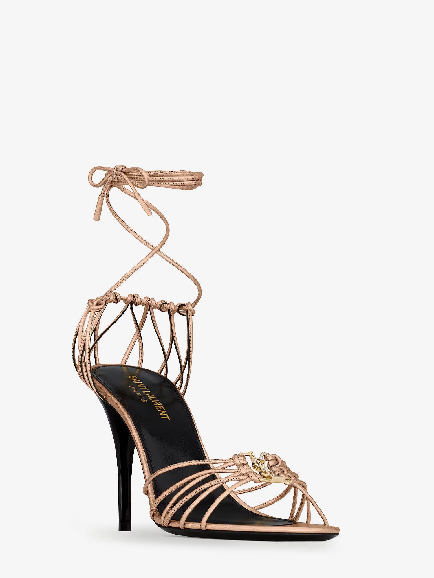 Saint Laurent Paris Babylone 90 Leather Sandals Size US 9 / IT 39 - 2 Thumbnail