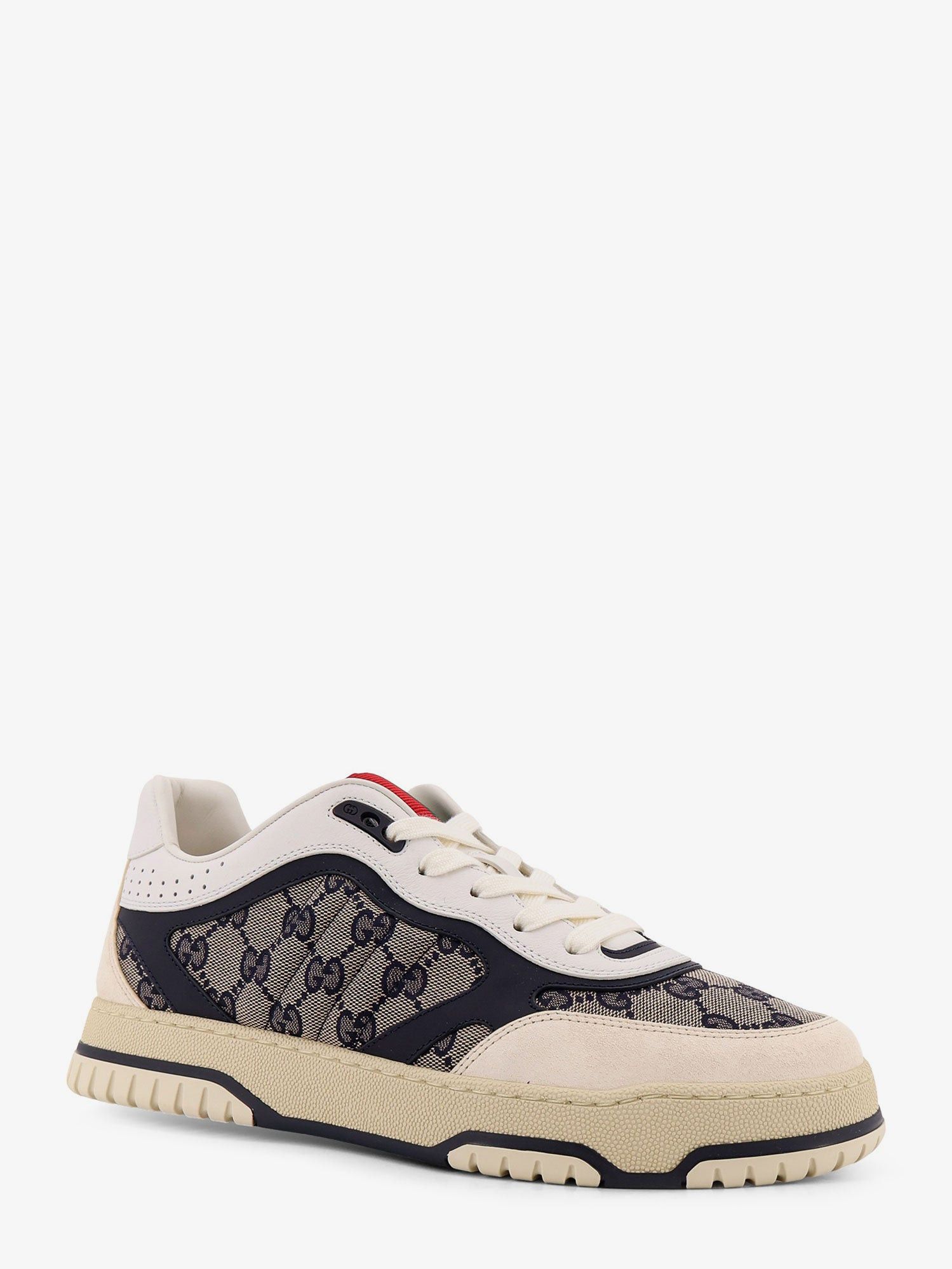 Gucci Re-Web Gg Original Fabric And Suede Sneakers Size US 12 / EU 45 - 2 Thumbnail