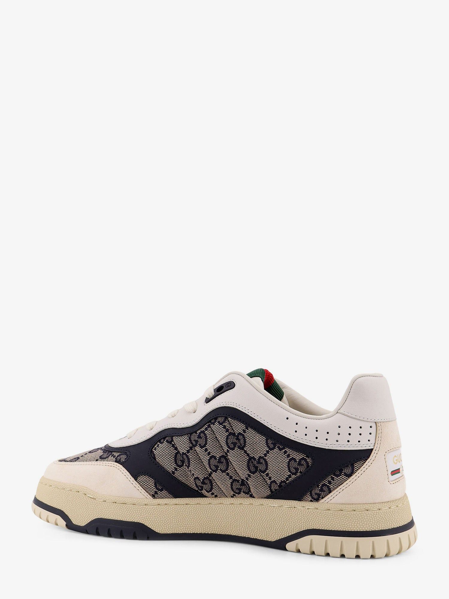 Gucci Re-Web Gg Original Fabric And Suede Sneakers Size US 12 / EU 45 - 3 Thumbnail
