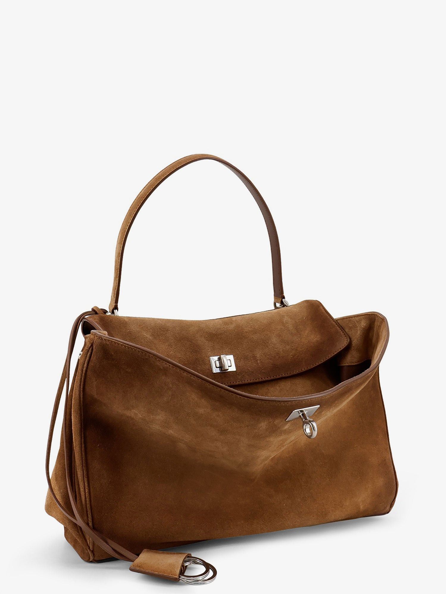 Balenciaga Rodeo M Suede Shoulder Bag Size ONE SIZE - 3 Thumbnail