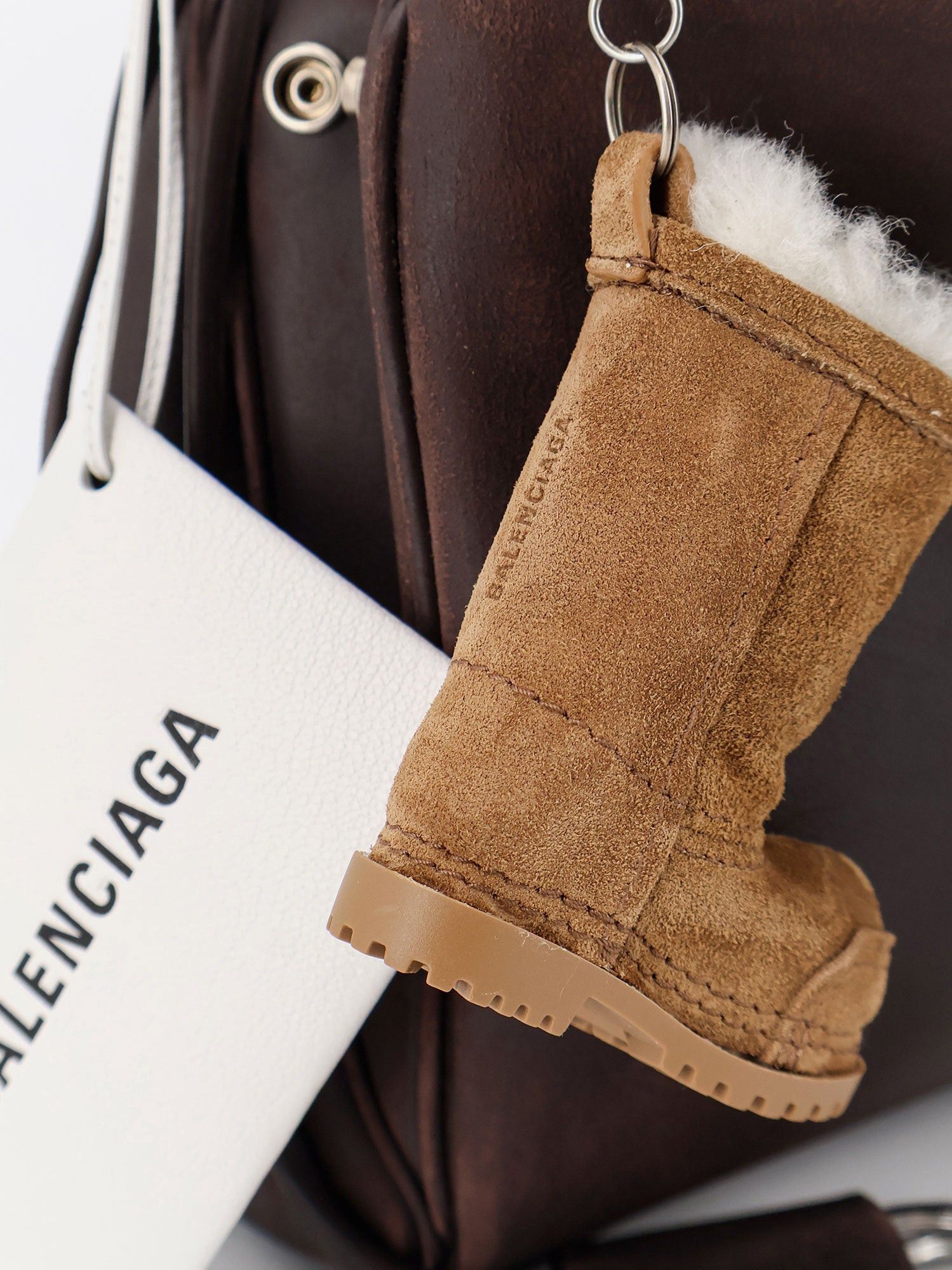 Balenciaga Rodeo S Leather Crossbody Bag With Vintage Motif Size ONE SIZE - 5 Thumbnail